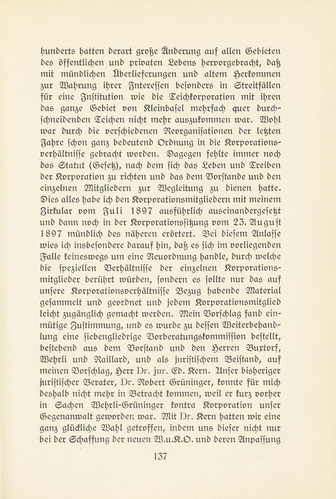 Memoiren des letzten Wassermeisters der Kleinbasler Teichkorporation – Seite 27