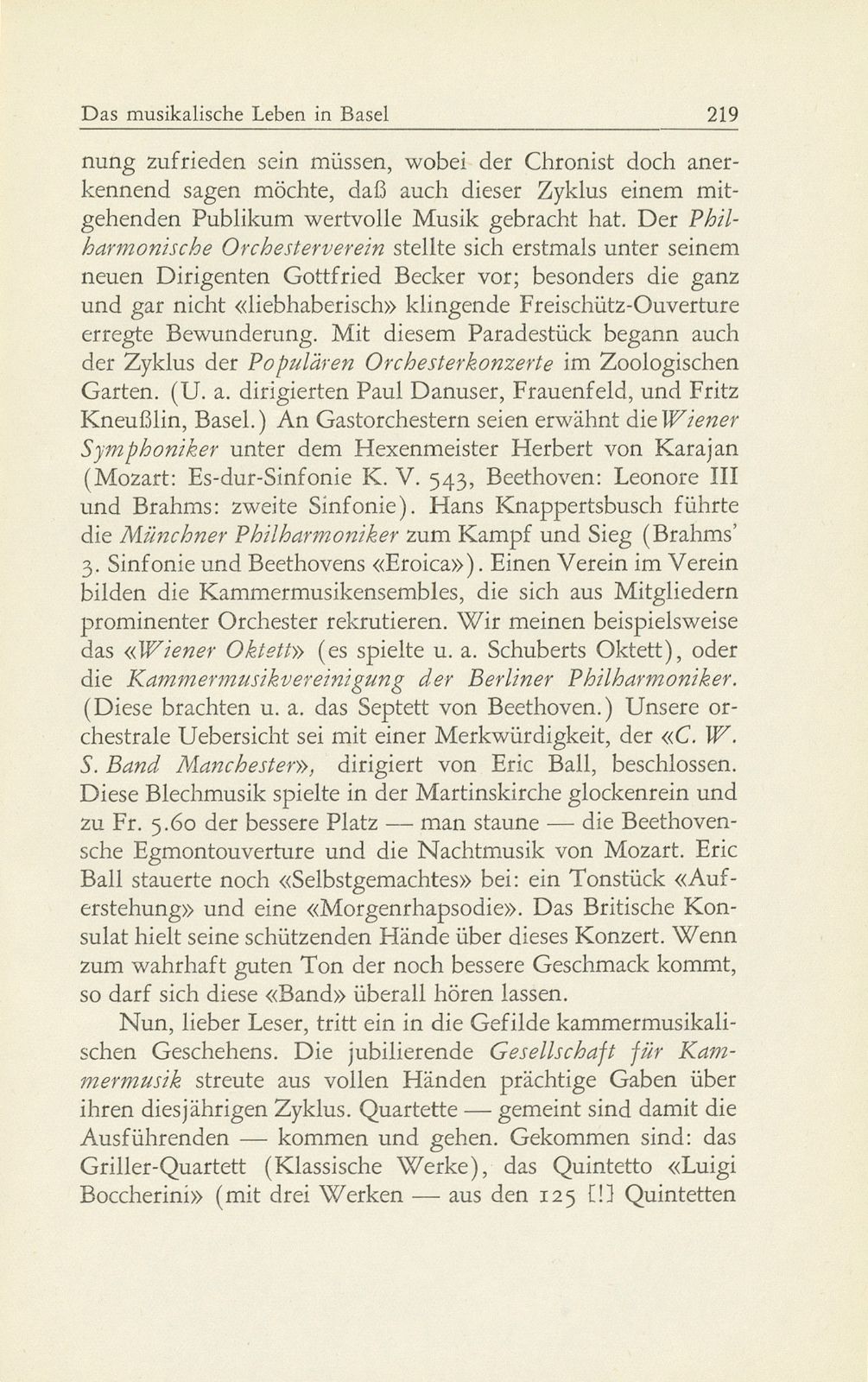 Das musikalische Leben in Basel vom 1. Oktober 1950 bis 30. September 1951 – Seite 5