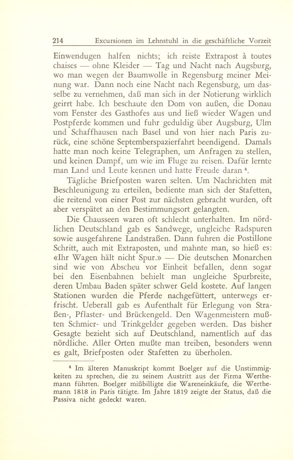 Excursionen im Lehnstuhl in die geschäftliche Vorzeit – Seite 23