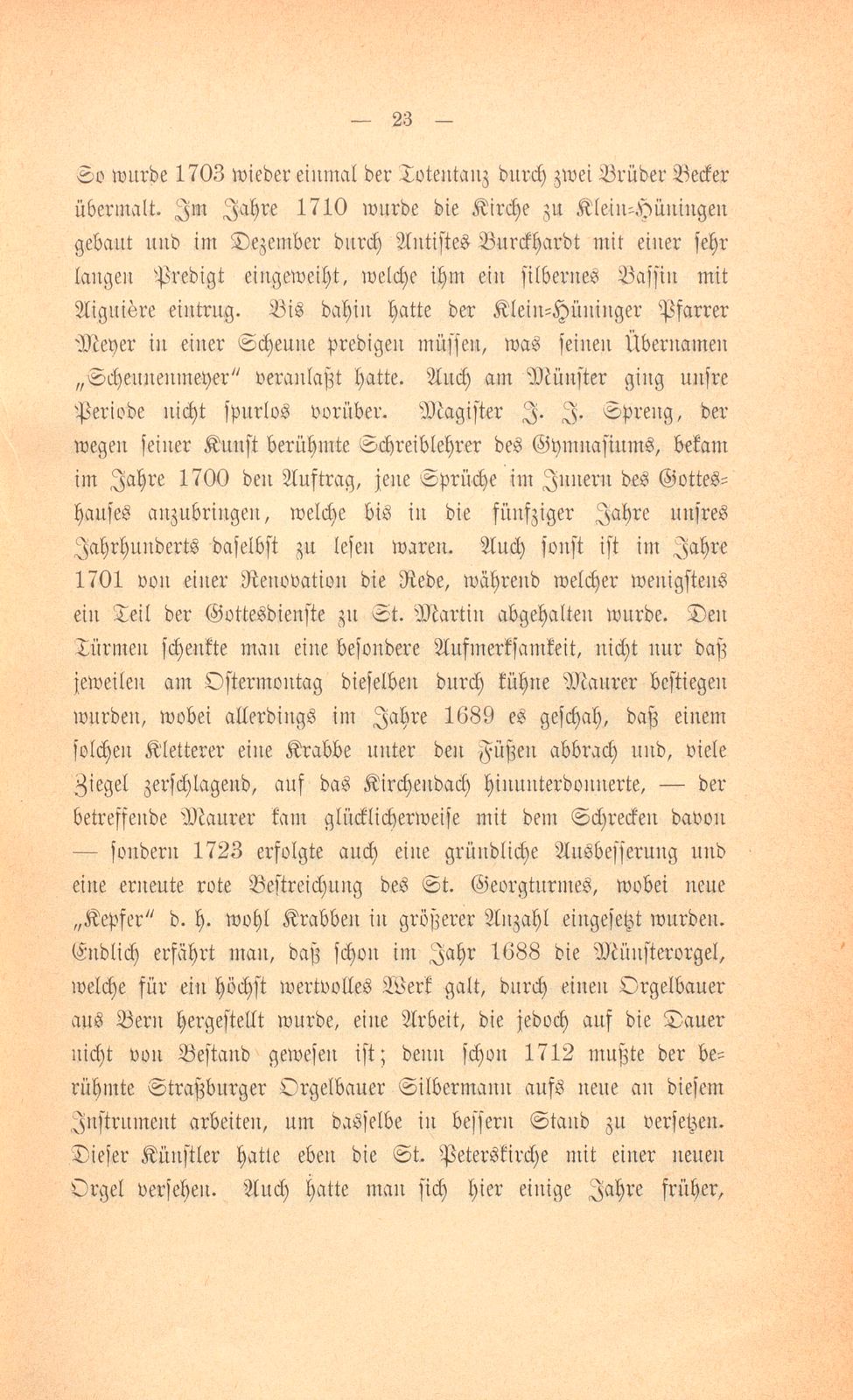 Mitteilungen aus einer Basler Chronik des beginnenden XVIII. Jahrhunderts [Sam. v. Brunn] – Seite 3