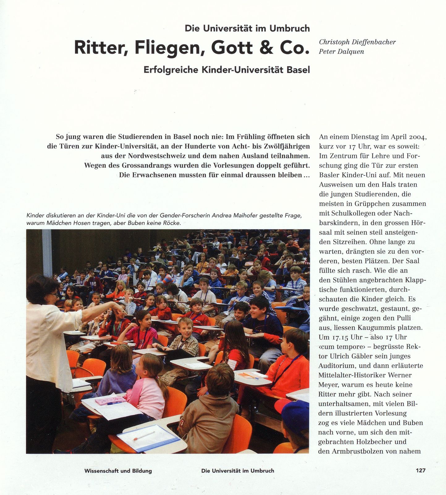 Ritter, Fliegen, Gott & Co – Seite 1