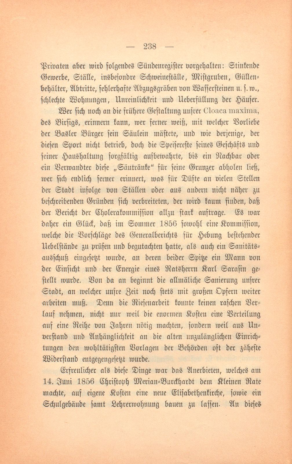 Basels bauliche Entwicklung im 19. Jahrhundert – Seite 32