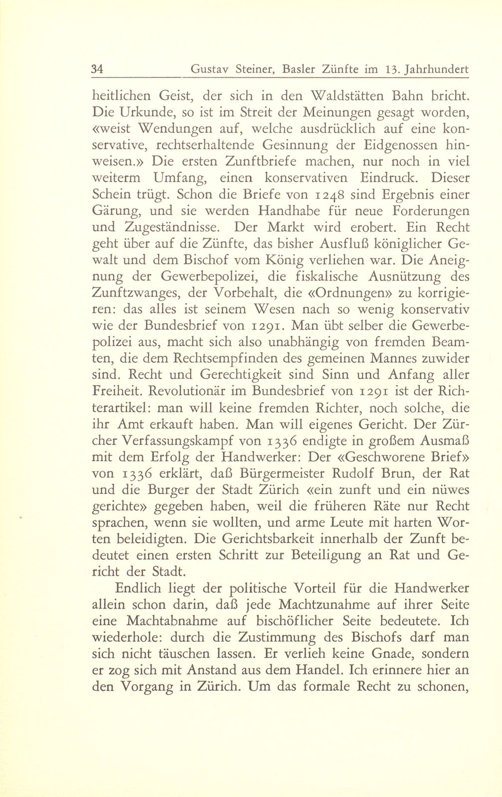 Entstehung und Charakter der Basler Zünfte im 13. Jahrhundert – Seite 18