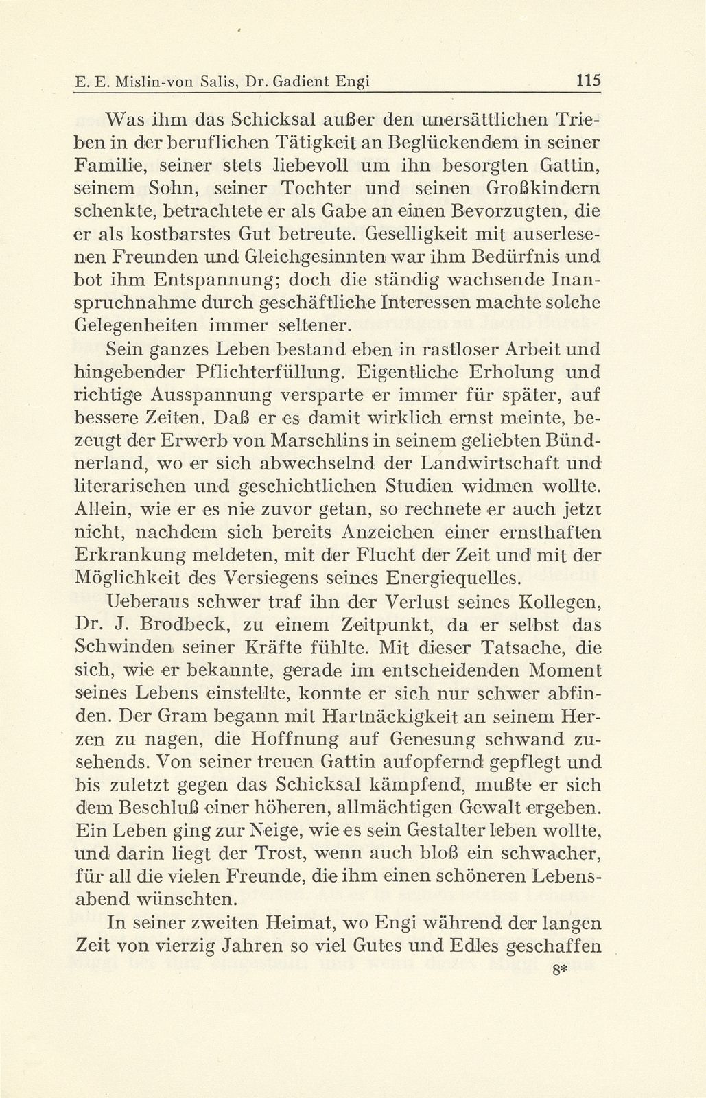 Dr. Gadient Engi-Hollenweger 13. Dezember 1881 bis 19. Mai 1945 – Seite 9