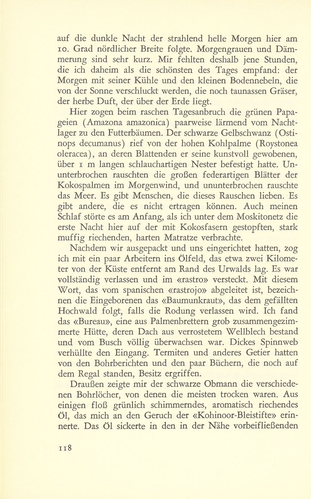 Erste Erlebnisse eines Basler Petroleumgeologen – Seite 10