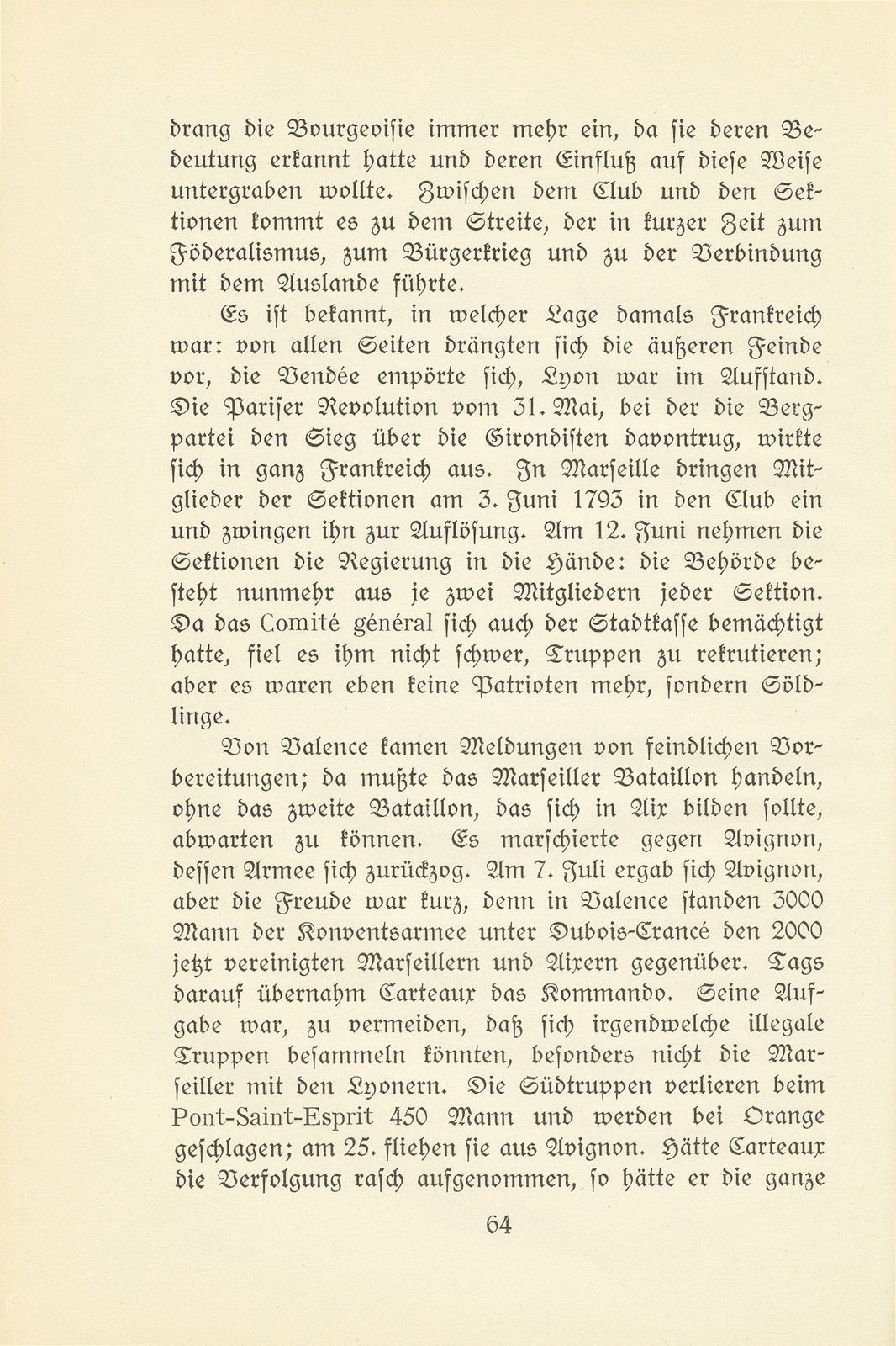 Von der Gefangenschaft eines Baslers in Marseille während der französischen Revolution – Seite 8