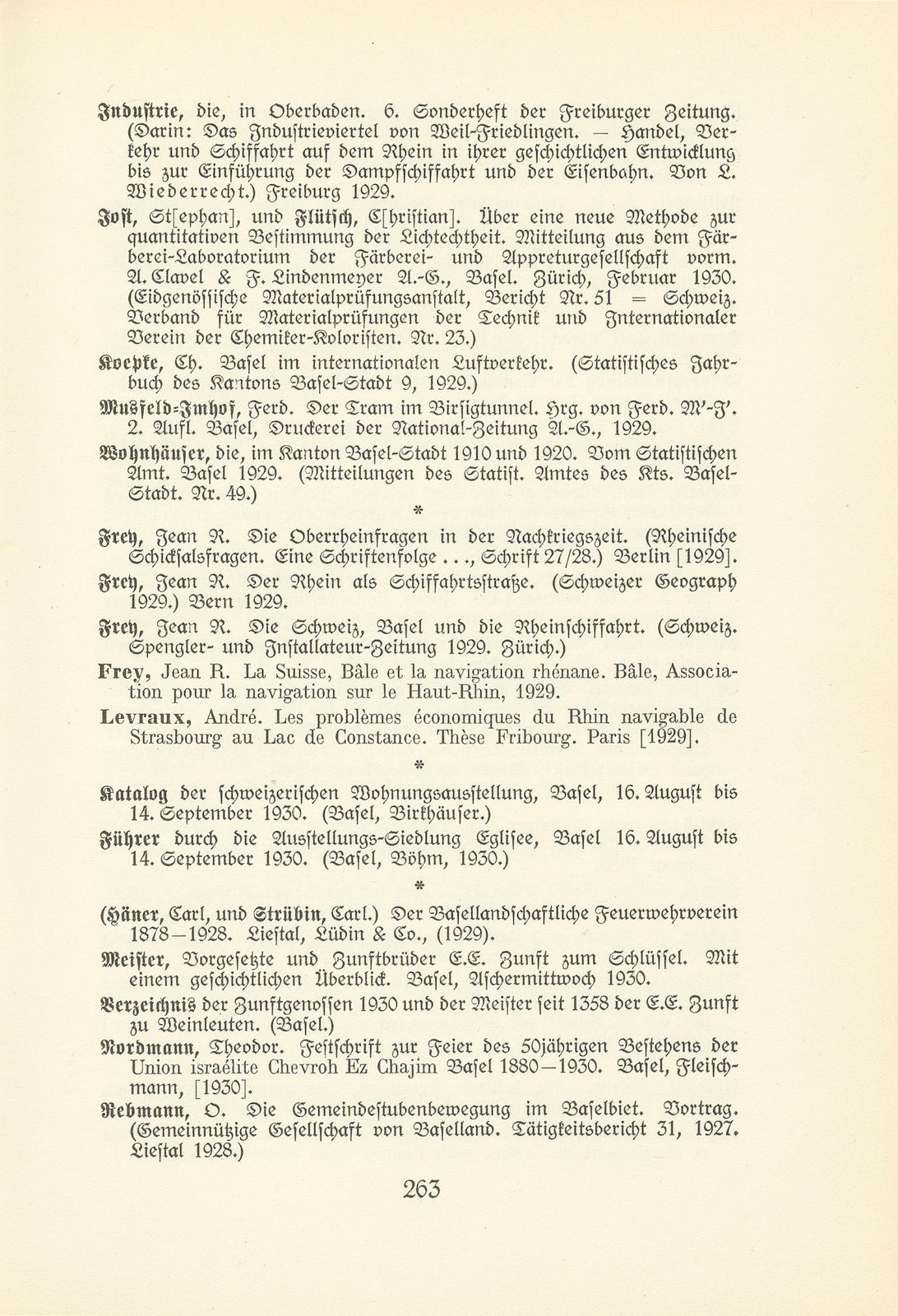 Basler Bibliographie 1930 – Seite 5