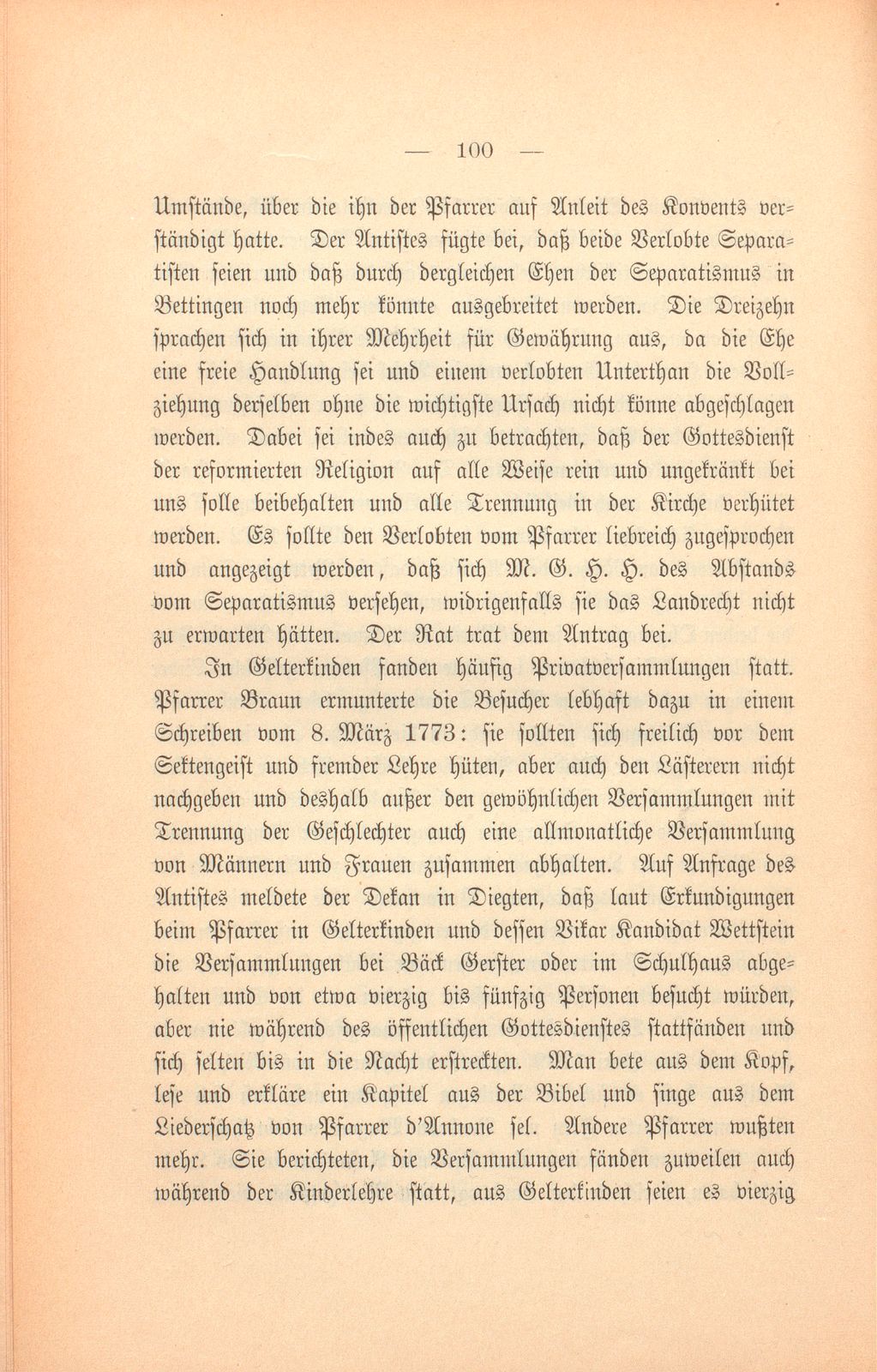 Die Basler Separatisten im achtzehnten Jahrhundert – Seite 47