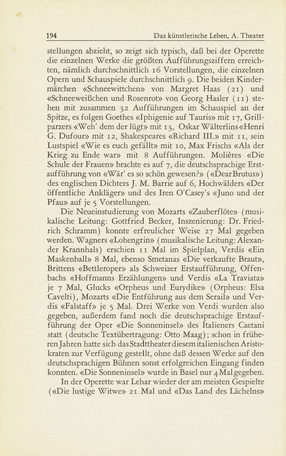 Das künstlerische Leben in Basel vom 1. Oktober 1949 bis 30. September 1950 – Seite 5