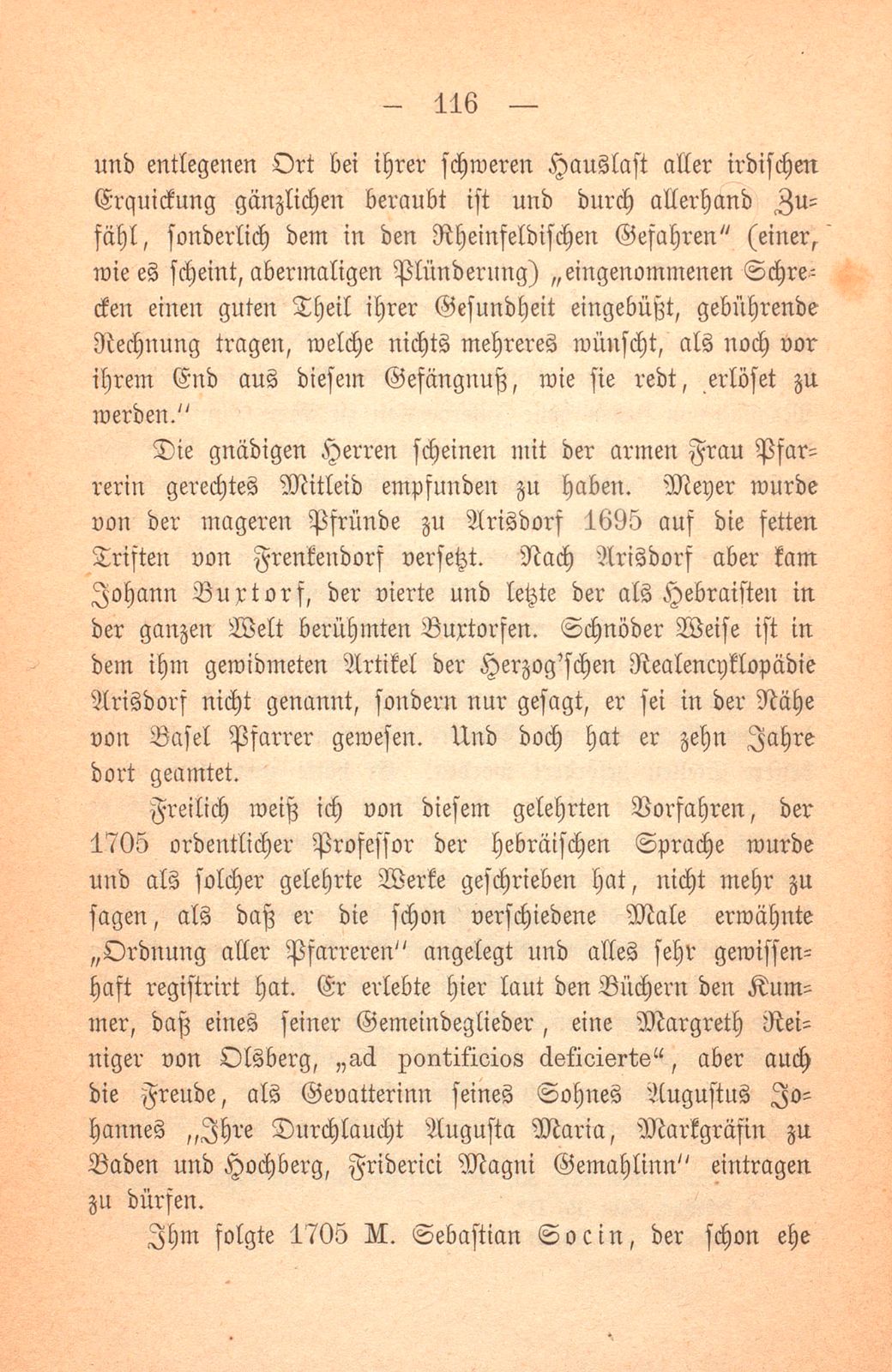 Geschichte der Pfarrei Arisdorf, nach handschriftlichen Quellen dargestellt – Seite 12