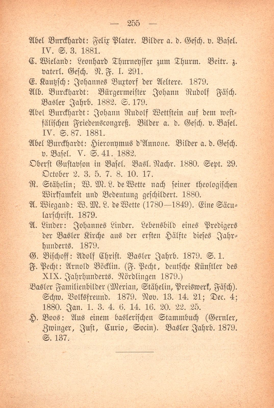 Übersicht der baslerischen historischen Literatur (1878-82) – Seite 6