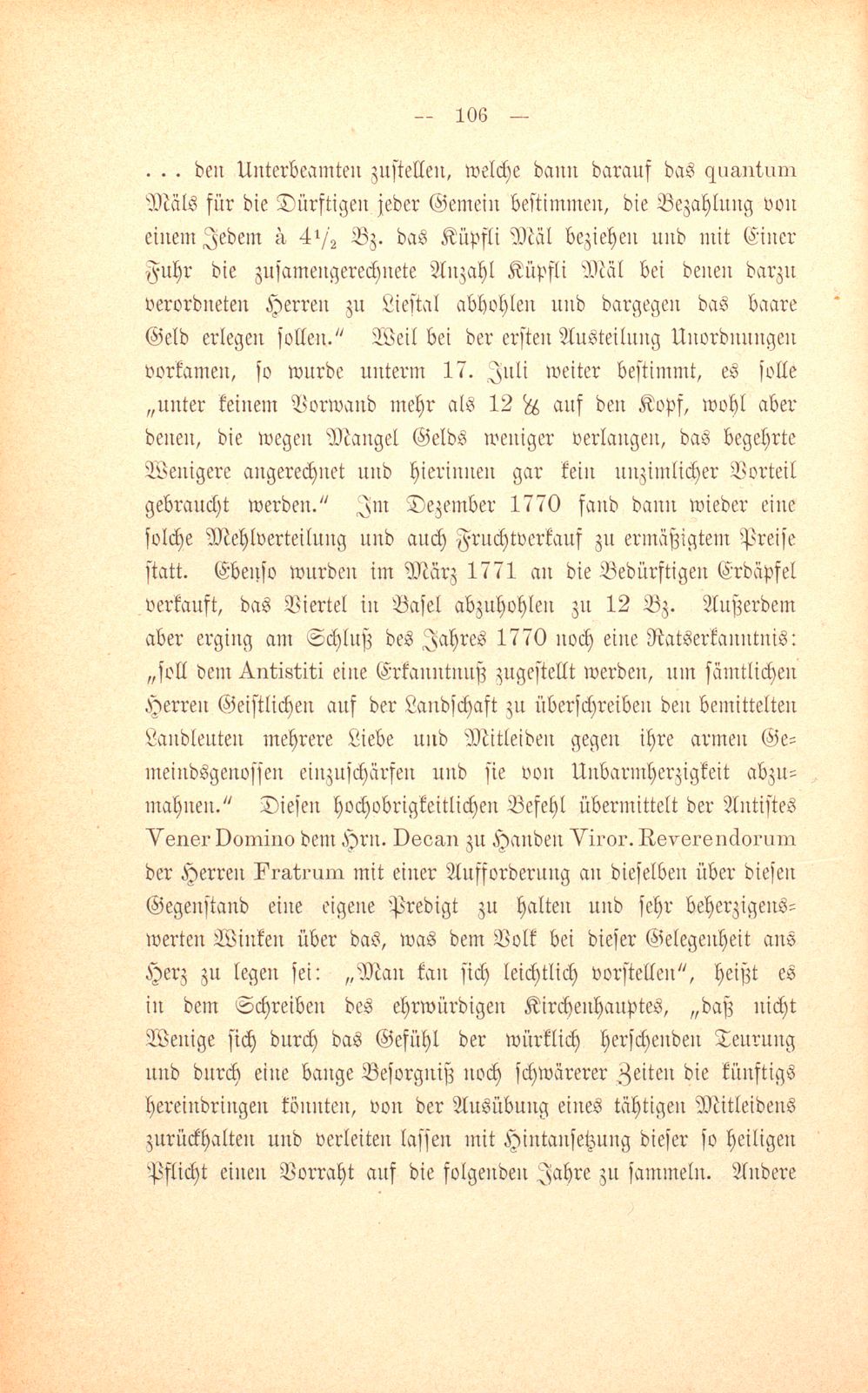 M. Johann Jakob Huber, weil. Pfarrer und Dekan in Sissach und seine Sammlungen zur Geschichte der Stadt und Landschaft Basel – Seite 32