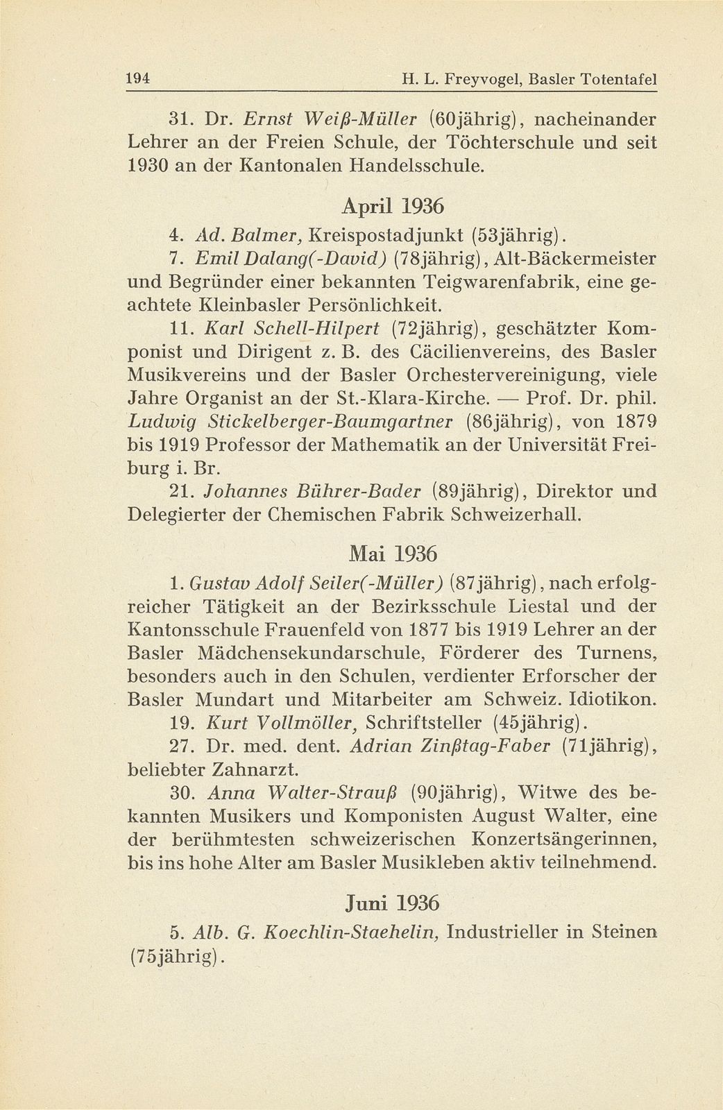 Basler Totentafel vom 1. Oktober 1935 bis 31. September 1936 – Seite 5