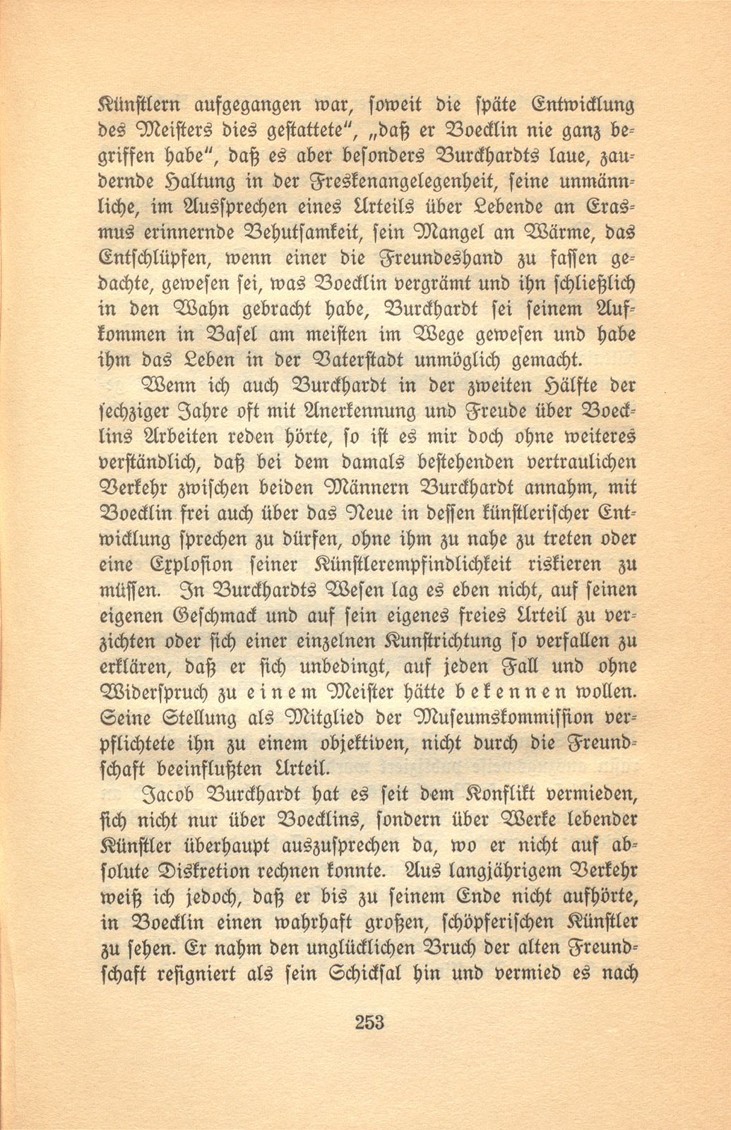 Beiträge zum Verhältnis zwischen Jacob Burckhardt und Arnold Böcklin – Seite 2