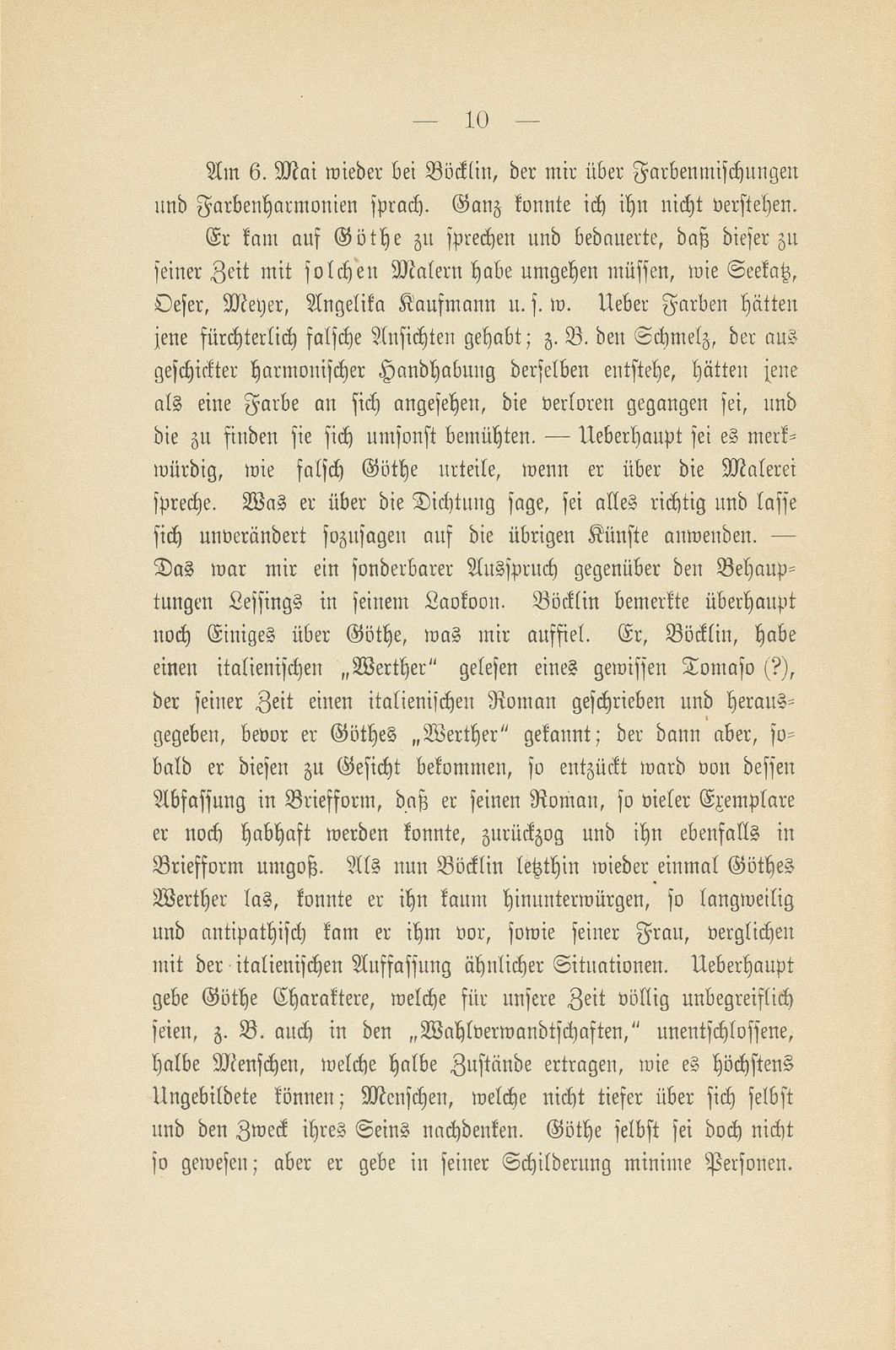 Erinnerungen an Arnold Böcklin nach Tagebuchnotizen eines Studenten – Seite 8