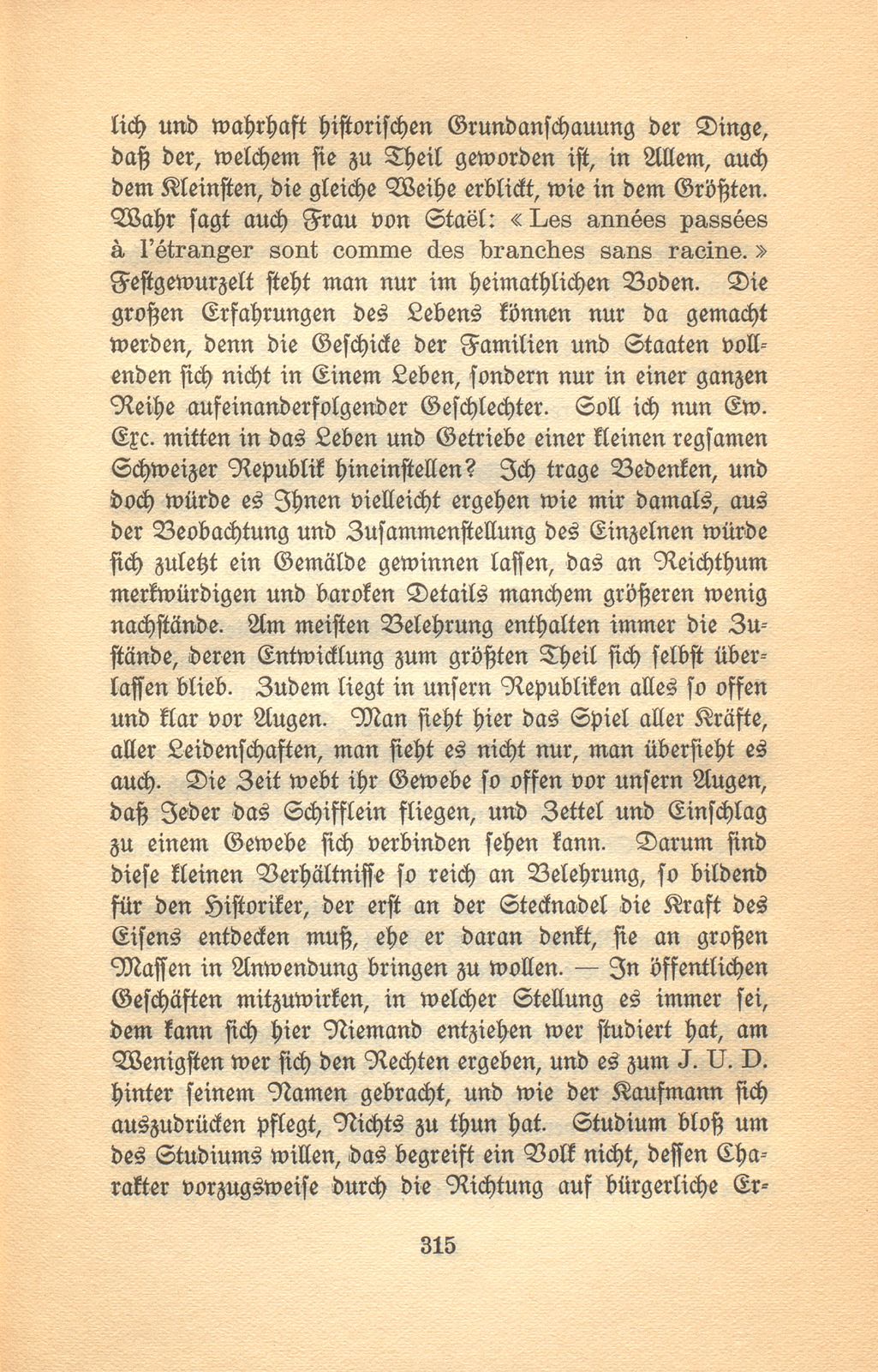 Autobiographische Aufzeichnungen von Prof. Johann Jakob Bachofen – Seite 23