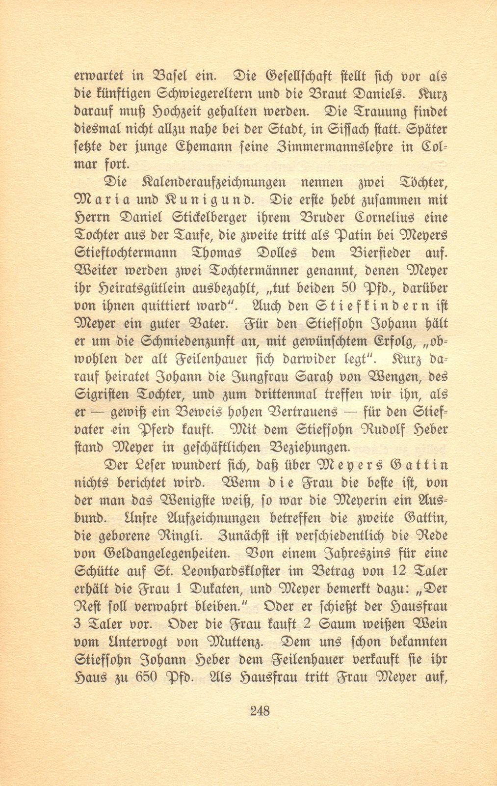 Aus den Aufzeichnungen des Lohnherrn Jakob Meyer 1670-1674 – Seite 36