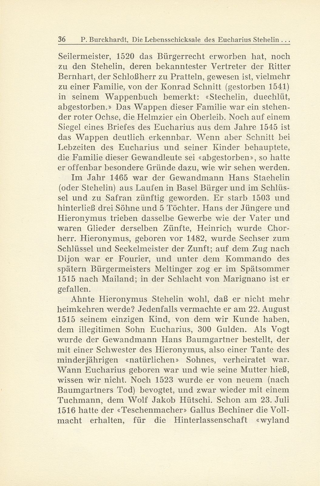 Die Lebensschicksale des Eucharius Stehelin und seine Zeitungsberichte aus dem Schmalkaldischen Krieg – Seite 2