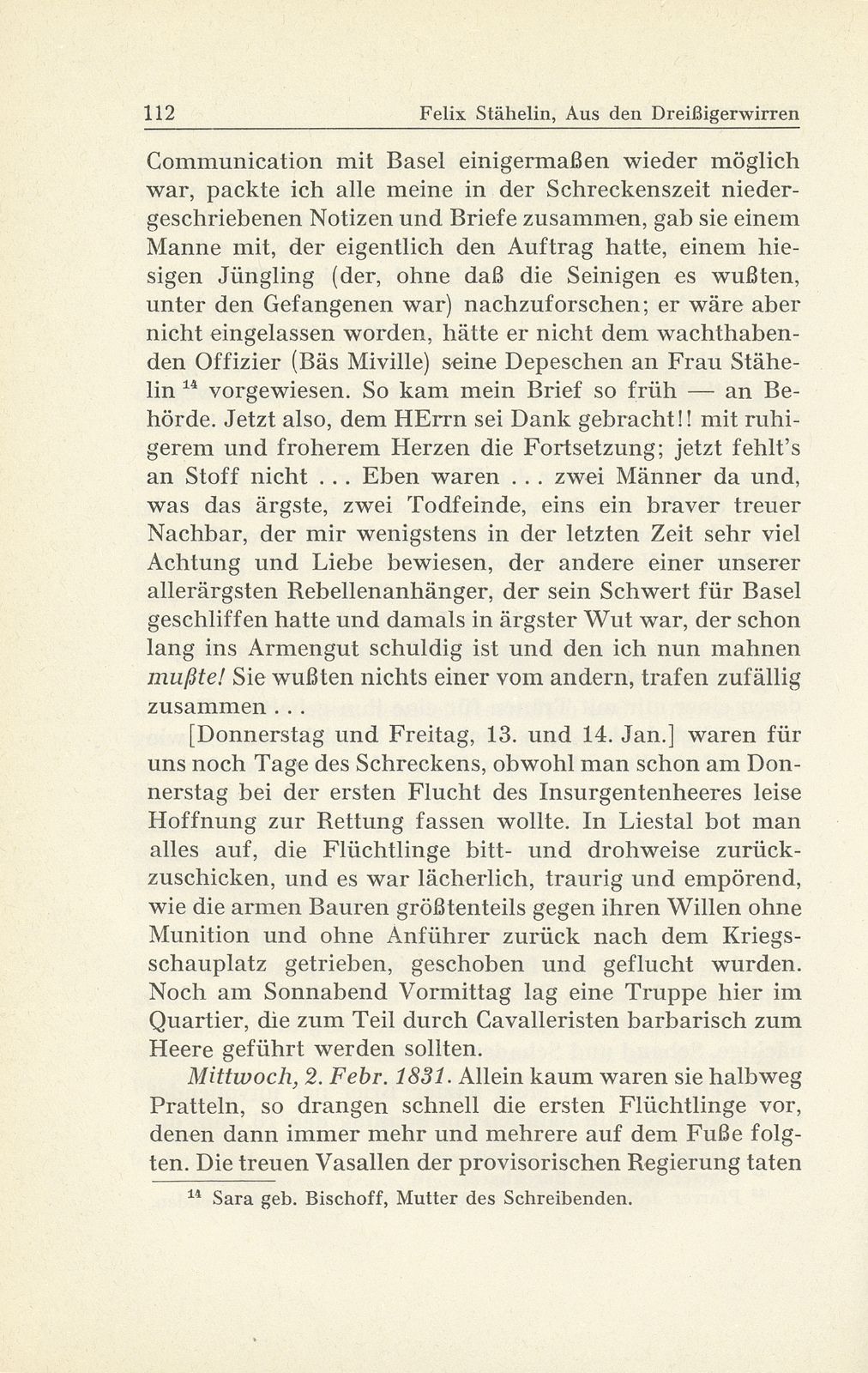 Erlebnisse und Bekenntnisse aus der Zeit der Dreissigerwirren [Gebrüder Stähelin] – Seite 10