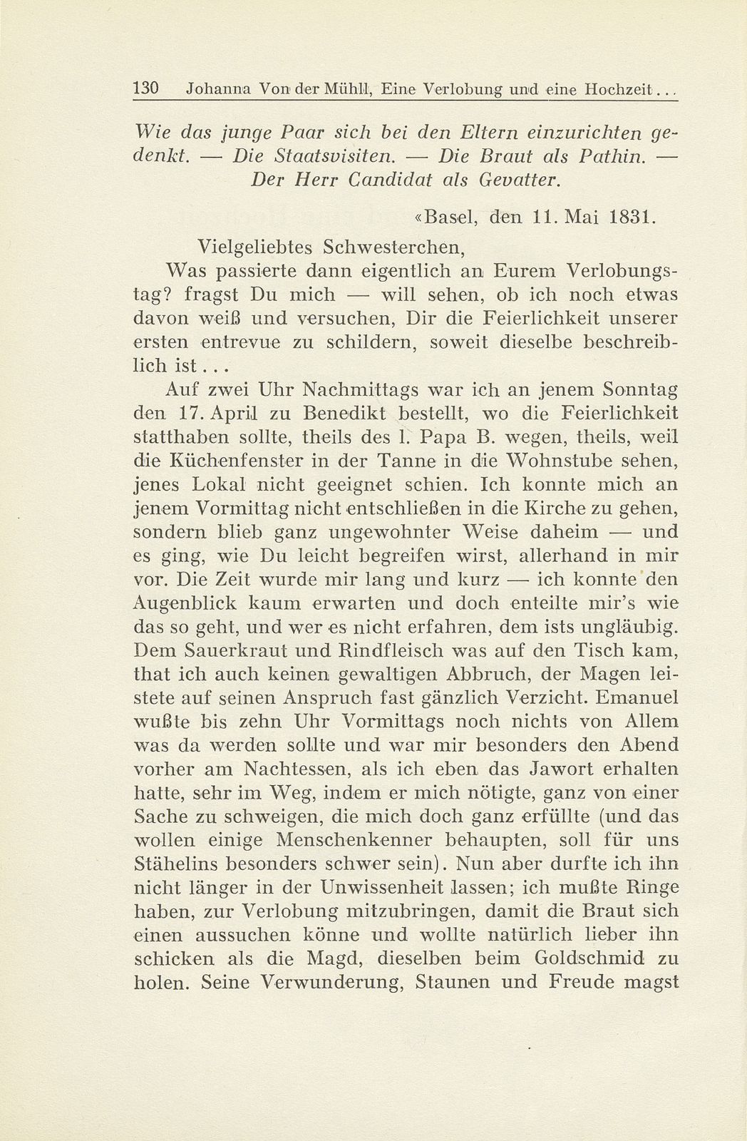 Eine Verlobung und eine Hochzeit aus dem Jahre 1831 – Seite 2