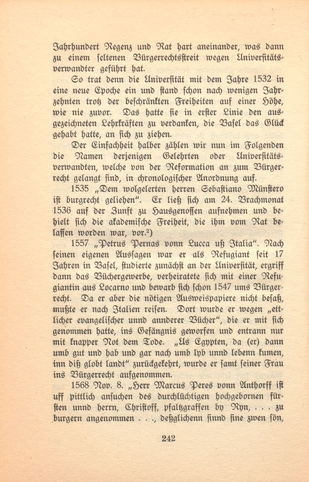 Vom Zuwachs der Basler Bürgerschaft aus der Universität bis zur Revolutionszeit – Seite 12