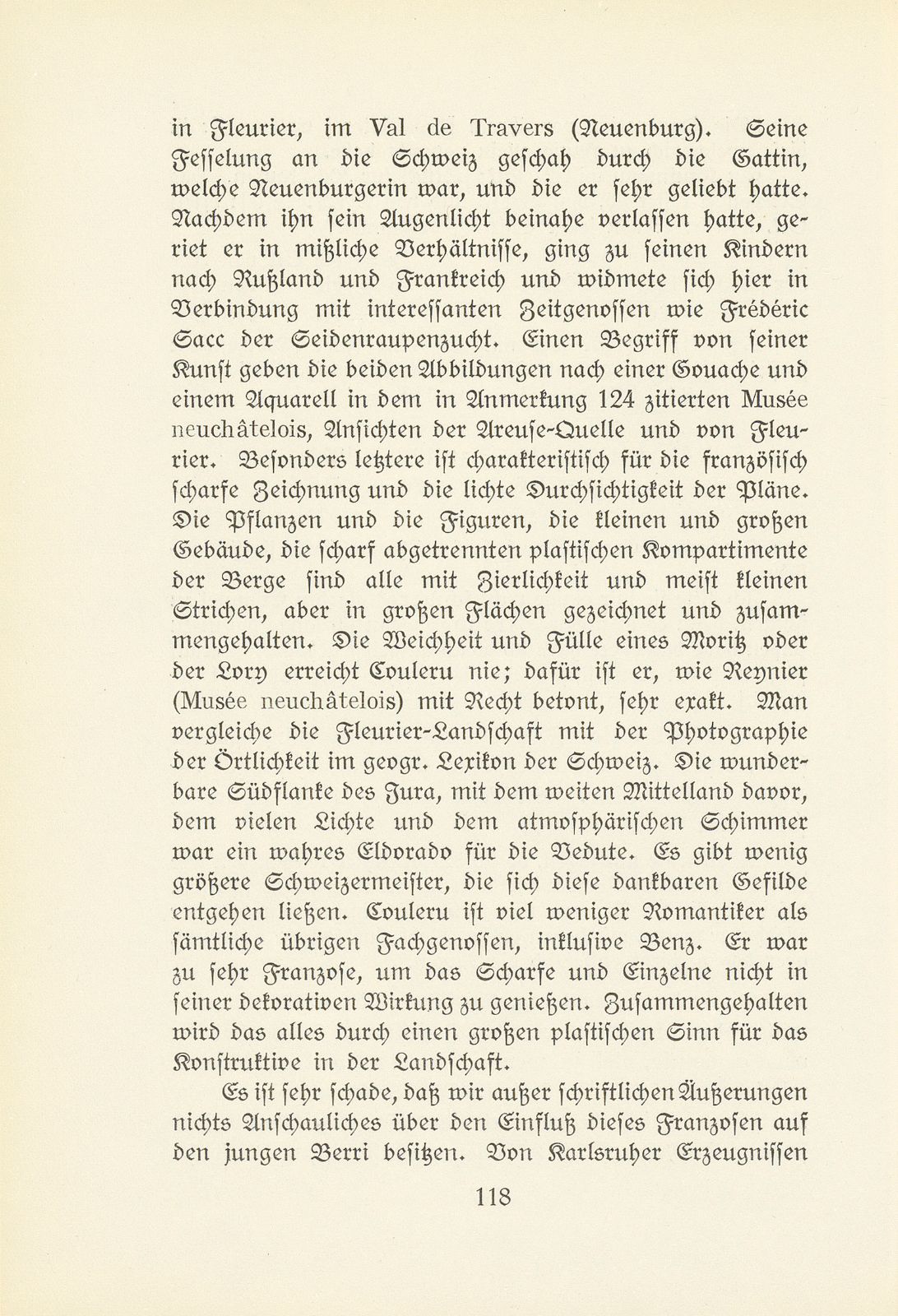 Melchior Berri. (Ein Beitrag zur Kultur des Spätklassizismus in Basel.) – Seite 60