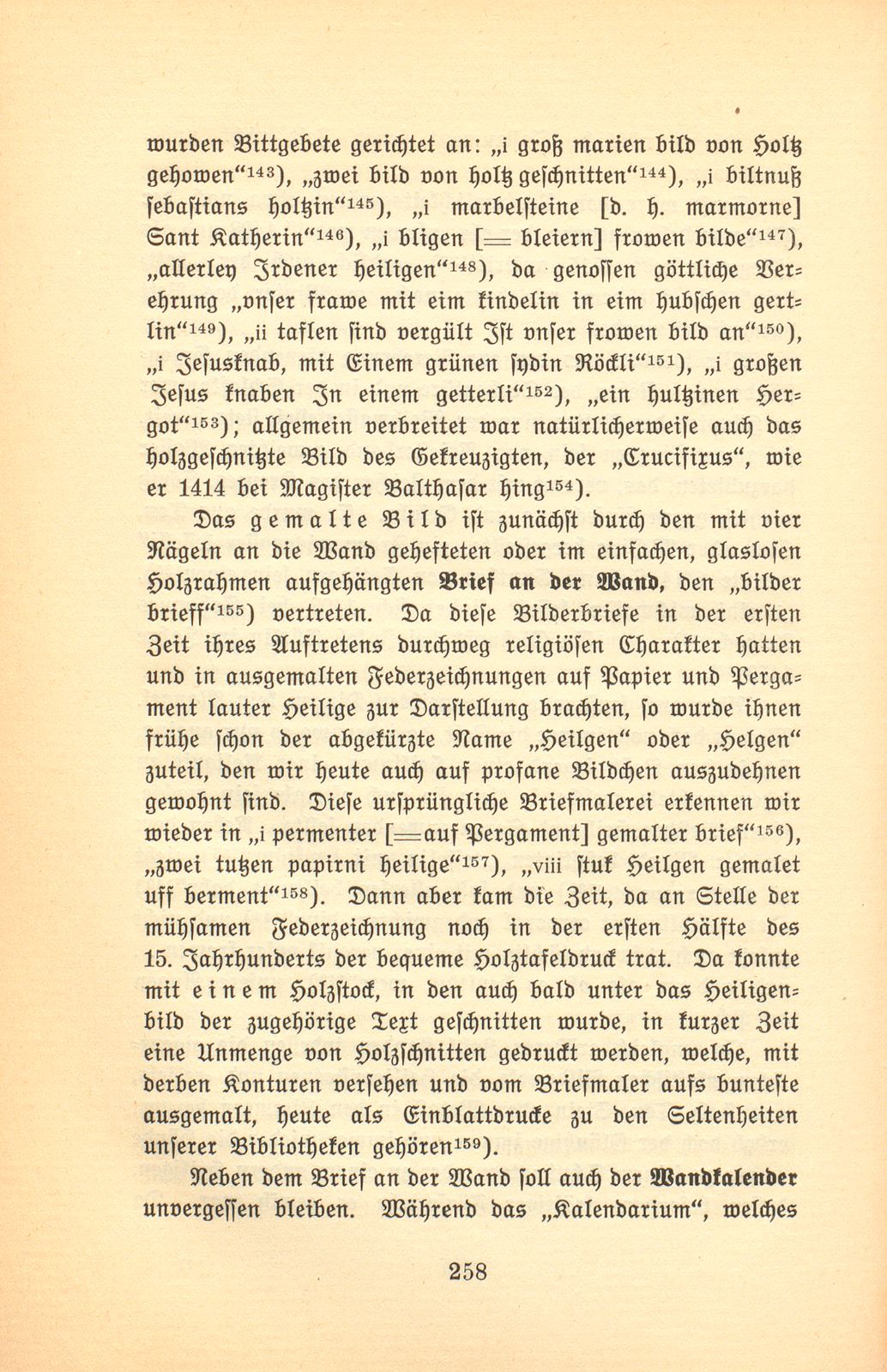 Der Basler Hausrat im Zeitalter der Spätgotik. (An Hand der schriftlichen Überlieferung.) – Seite 18