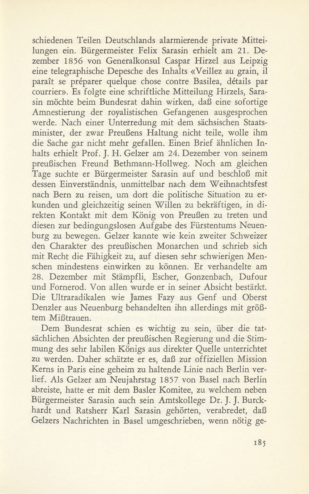 Der Neuenburger Handel (1856/57) und der Savoyerkonflikt (1860) in baslerischer Sicht – Seite 29