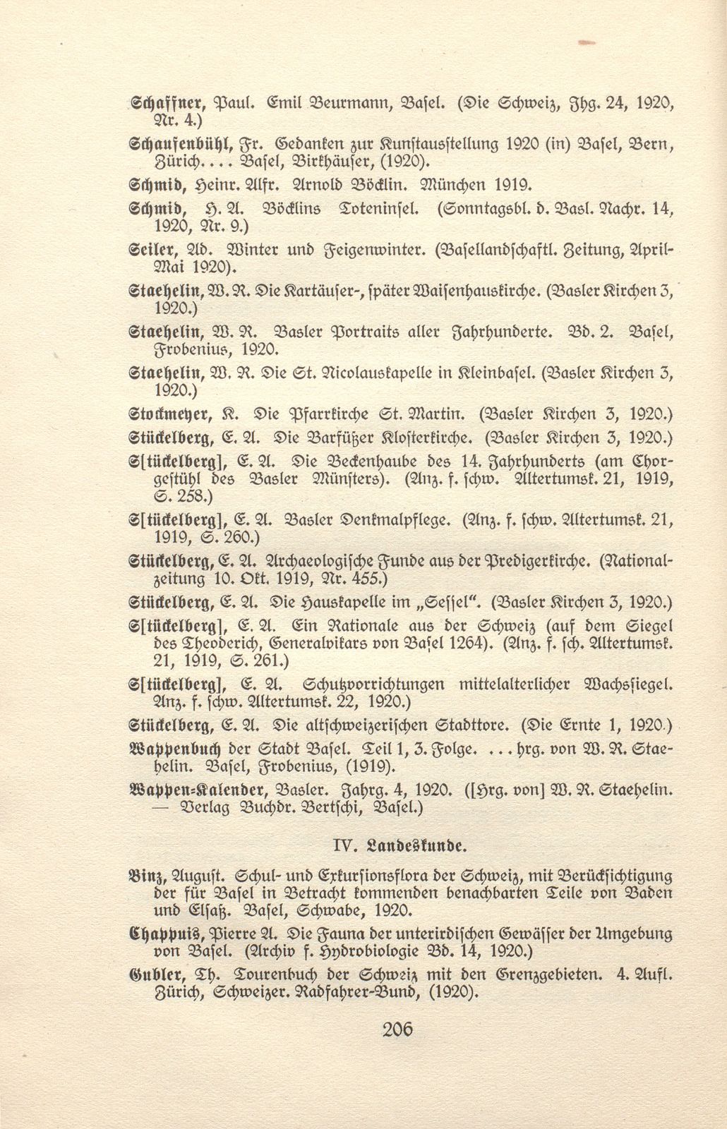 Basler Bibliographie 1920 – Seite 8