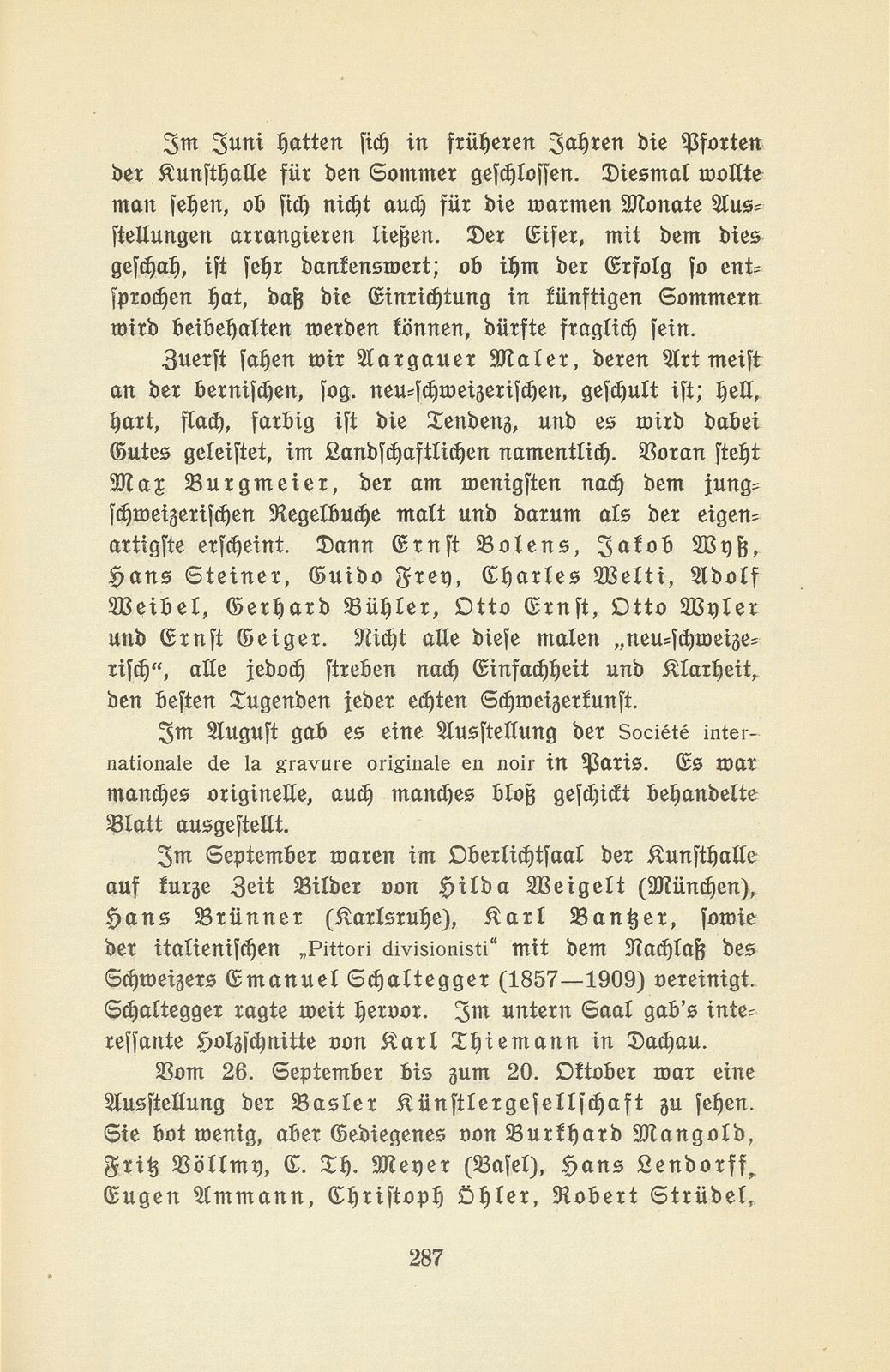 Das künstlerische Leben in Basel vom 1. November 1908 bis 31. Oktober 1909 – Seite 6