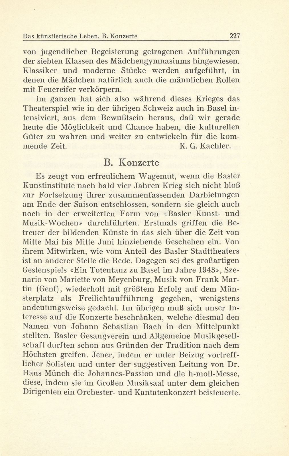 Das künstlerische Leben in Basel vom 1. Oktober 1942 bis 30. September 1943 – Seite 8