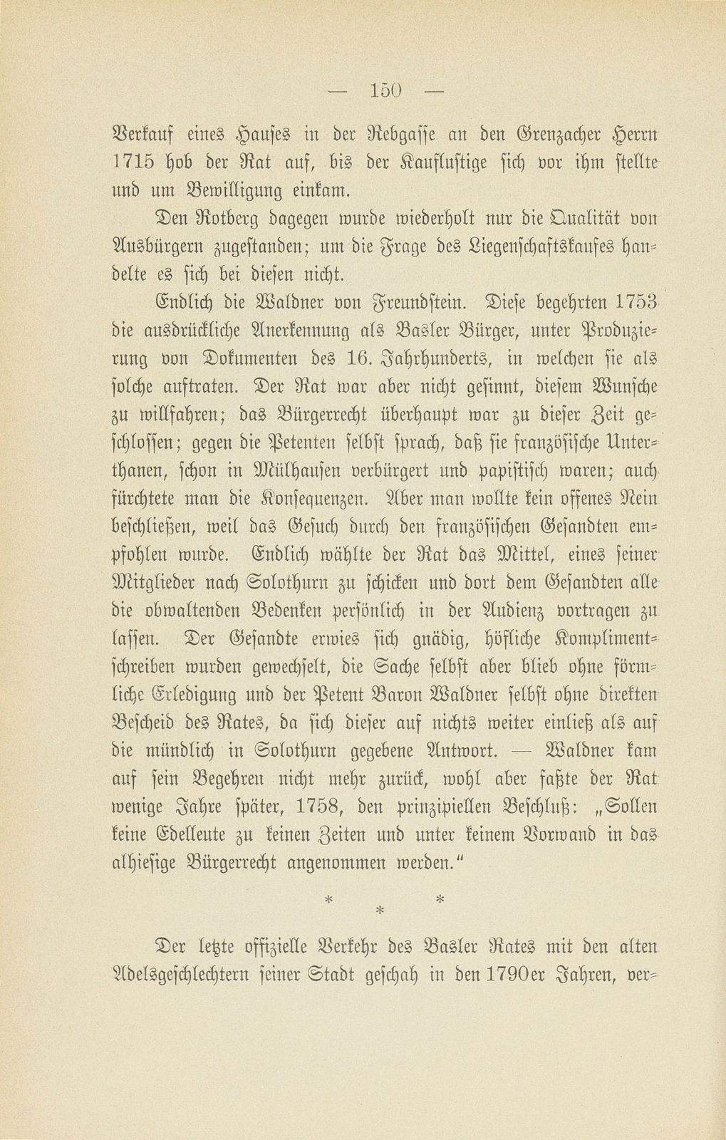 Basels Beziehungen zum Adel seit der Reformation – Seite 32