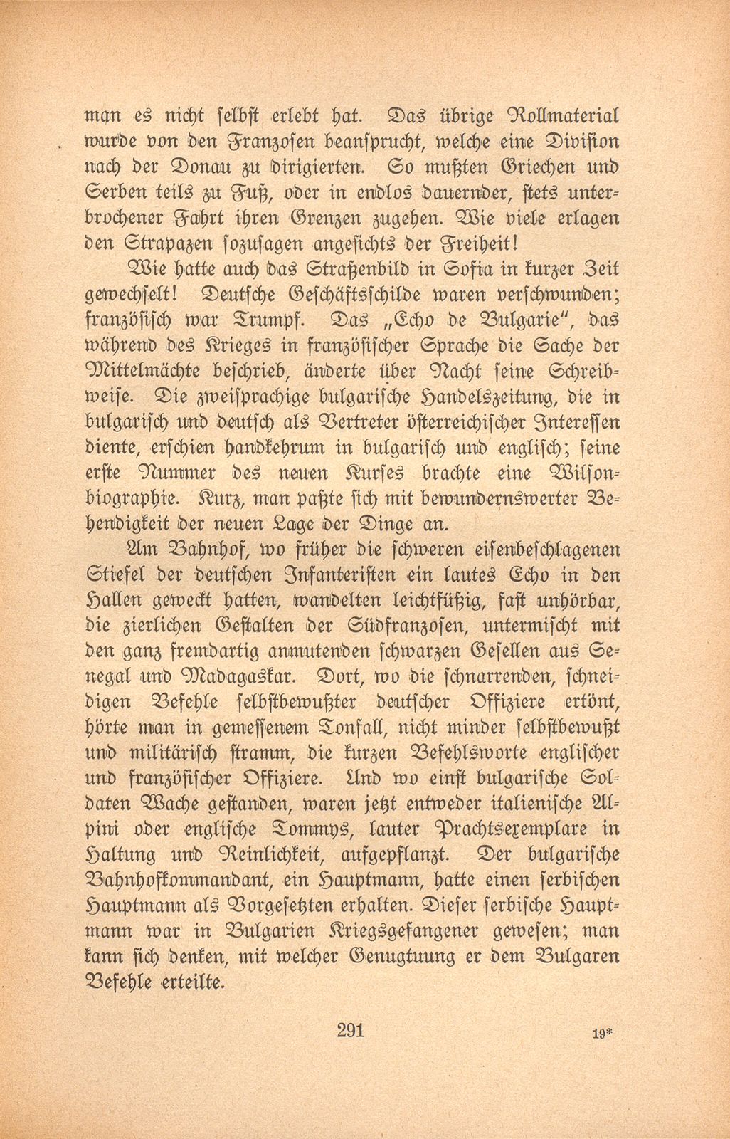 Eindrücke aus der Zeit unmittelbar vor und nach dem Waffenstillstand in Bulgarien – Seite 14