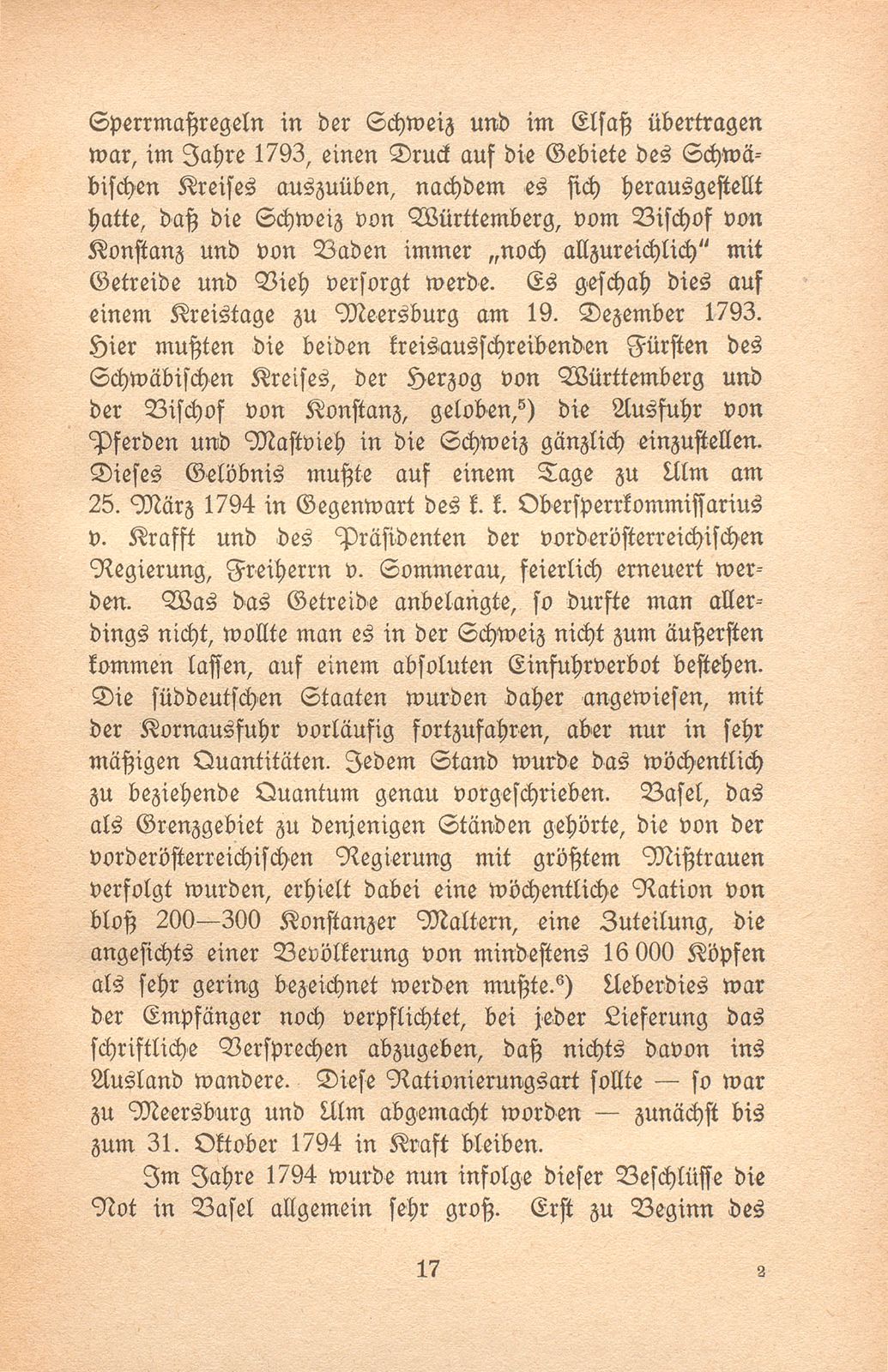 Kriegsnöte der Basler in den 1790er Jahren – Seite 4