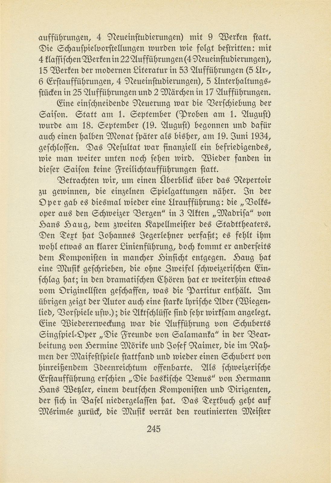 Das künstlerische Leben in Basel vom 1. Oktober 1933 bis 34. September 1925 – Seite 3