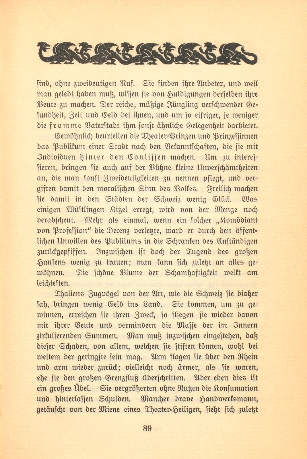 Ein Beitrag zur schweizerischen Bühnengeschichte vor hundert Jahren – Seite 5