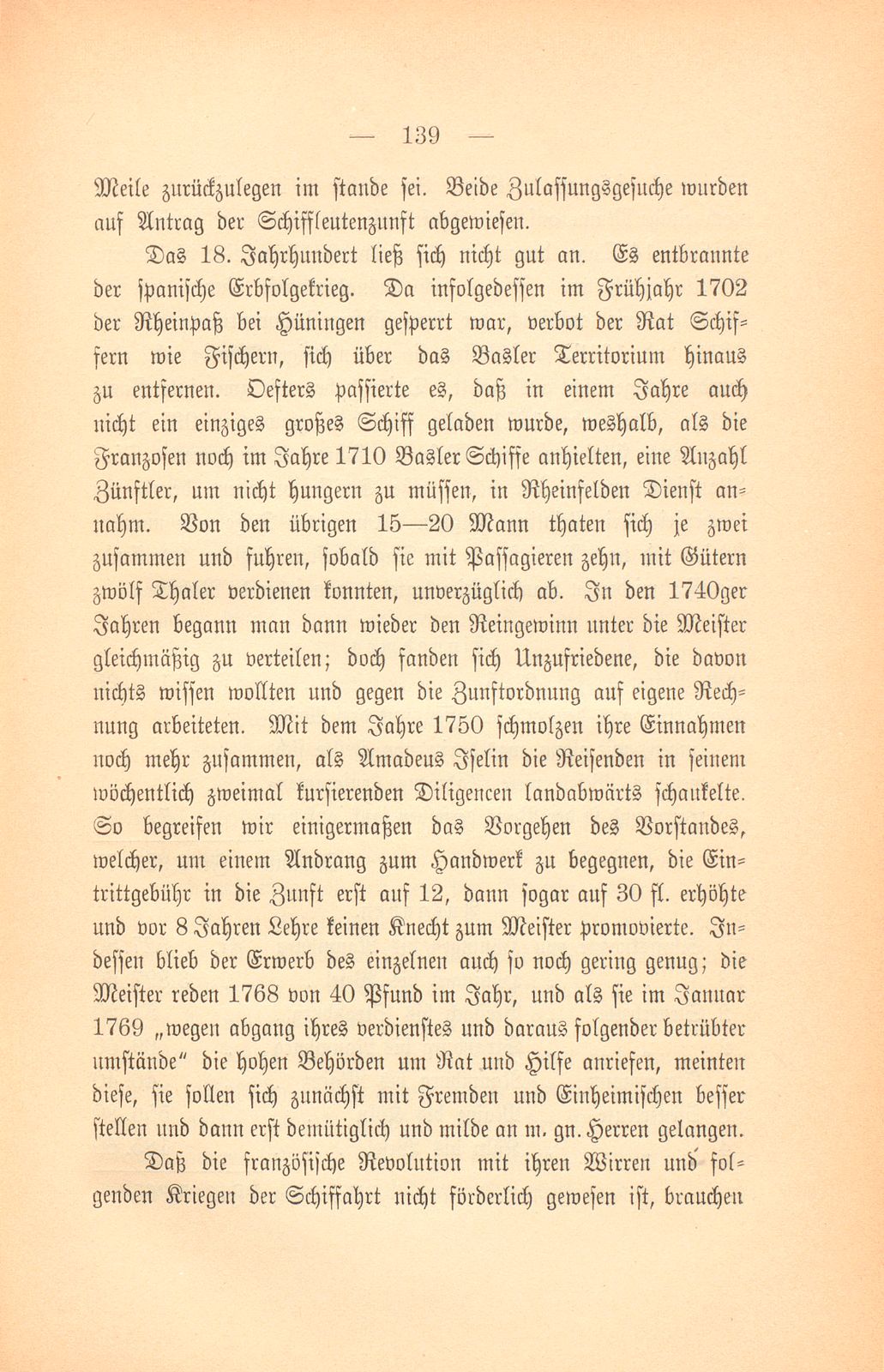 Zur Geschichte der Basler Rheinschiffahrt und der Schiffleutenzunft – Seite 29