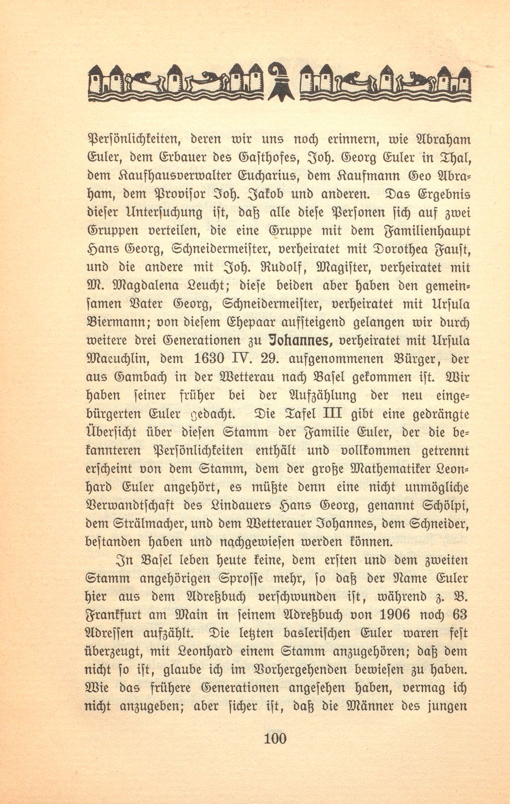 Zur Genealogie der Familie Euler in Basel – Seite 36