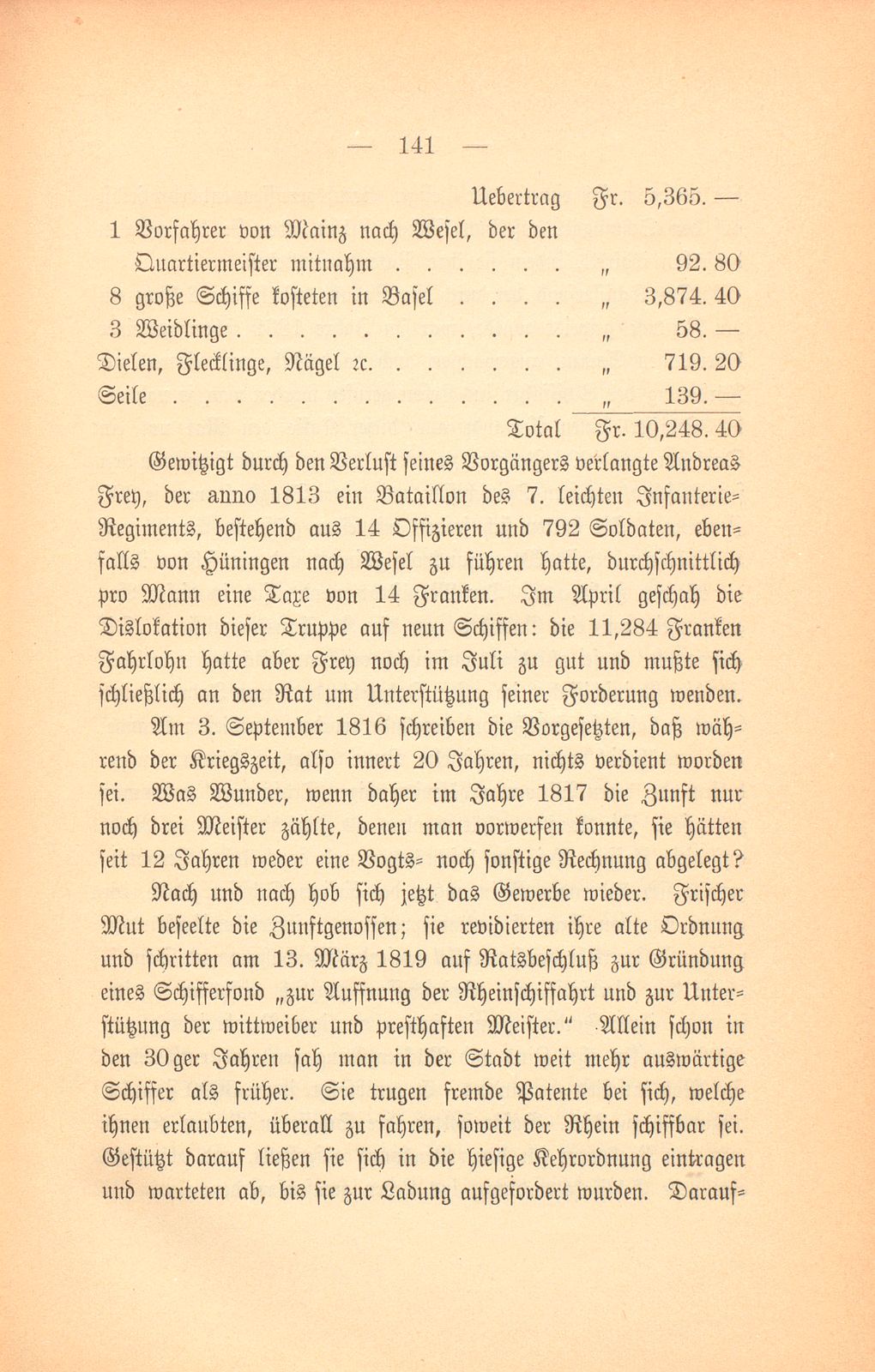 Zur Geschichte der Basler Rheinschiffahrt und der Schiffleutenzunft – Seite 31