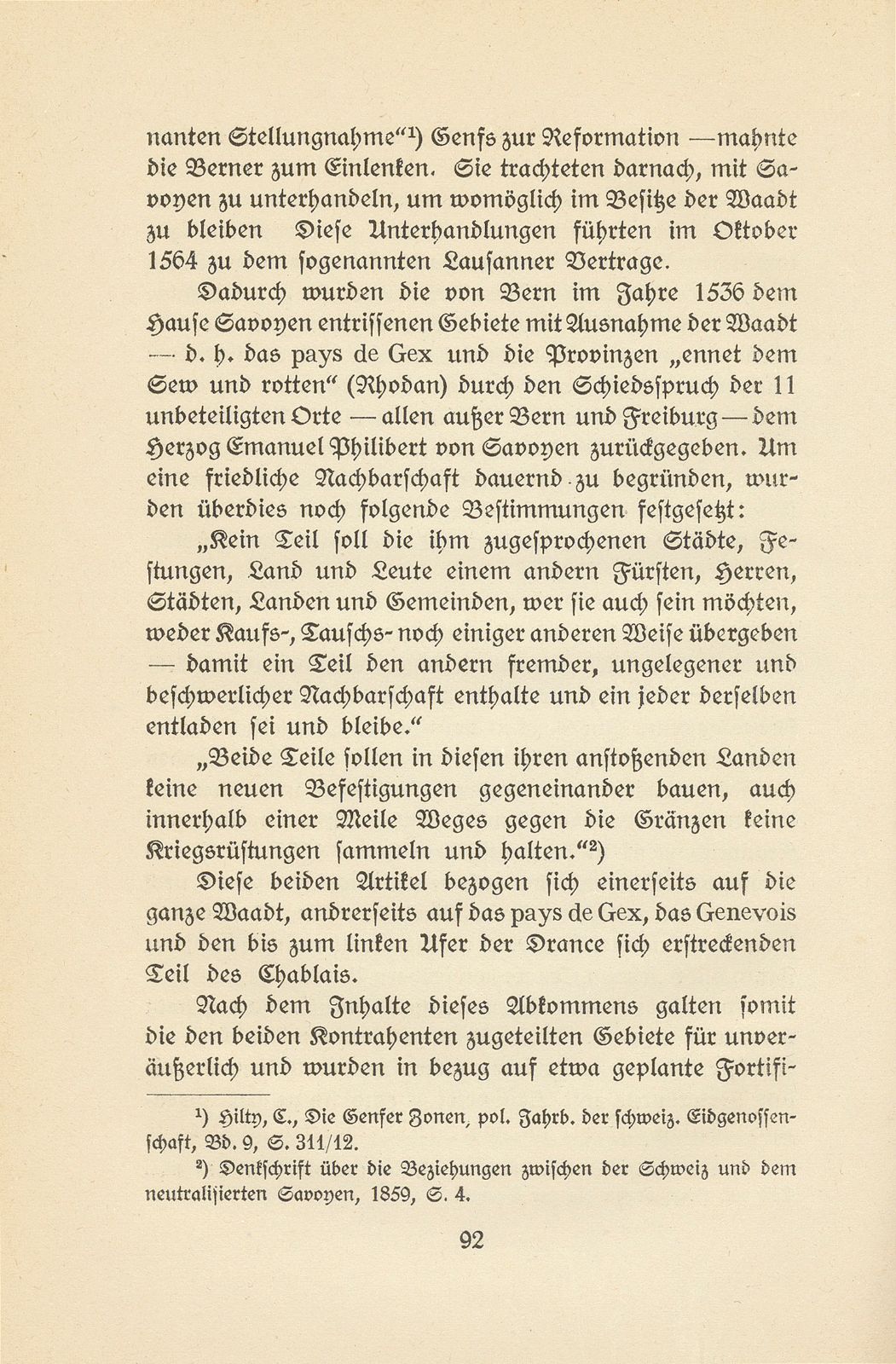 Zur Geschichte der Zonen von Gex und von Hochsavoyen – Seite 6