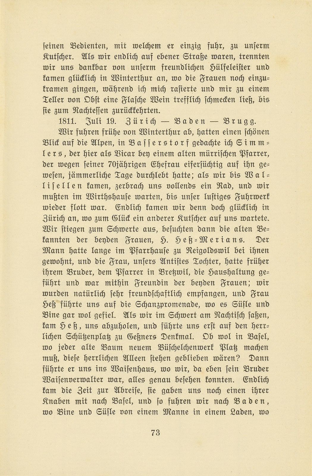 Aus den Aufzeichnungen von Pfarrer Daniel Kraus 1786-1846 – Seite 21