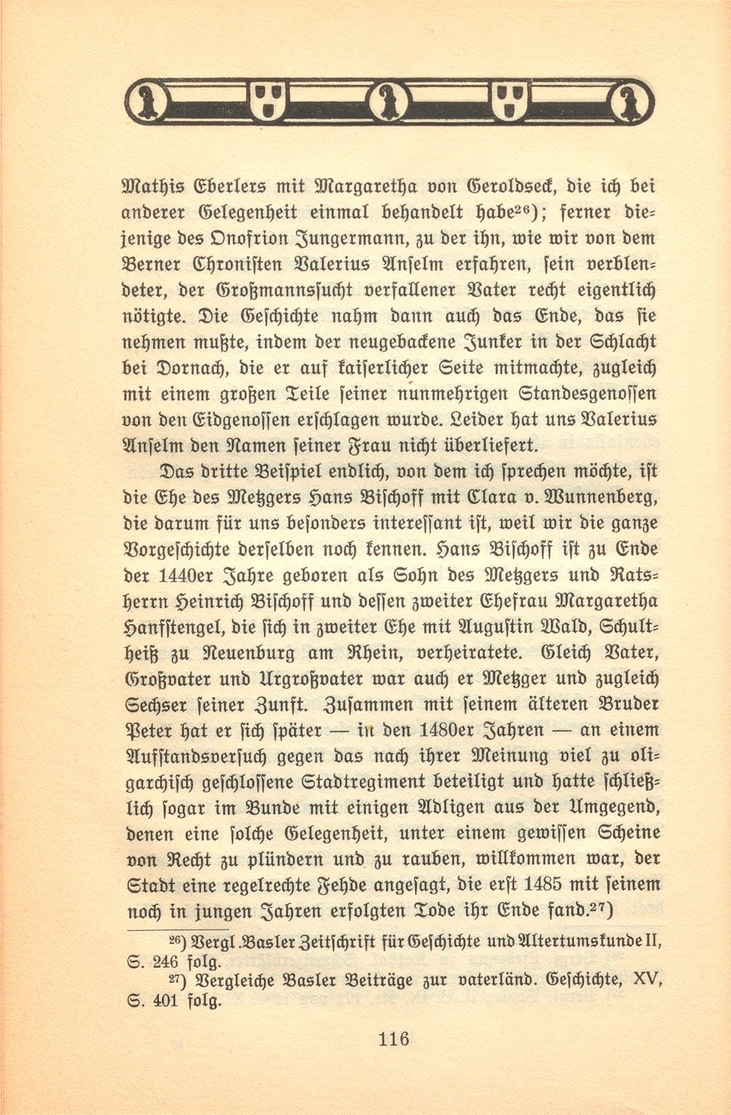 Herkunft und Stellung von Adel und Patriziat zu Basel im XIII. bis XV. Jahrhundert – Seite 25