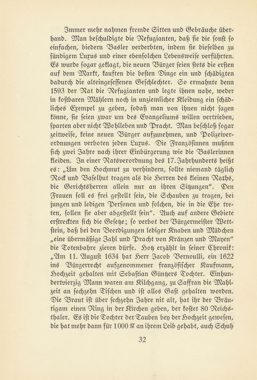 Der Einfluss der französischen Refugianten auf die Kultur Basels – Seite 21