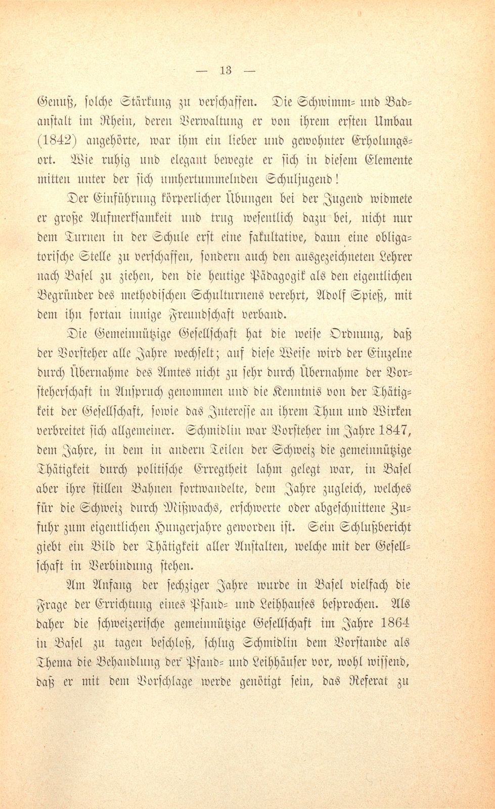 Wilhelm Schmidlin, Dr. phil., Direktor der Schweizerischen Centralbahn – Seite 13