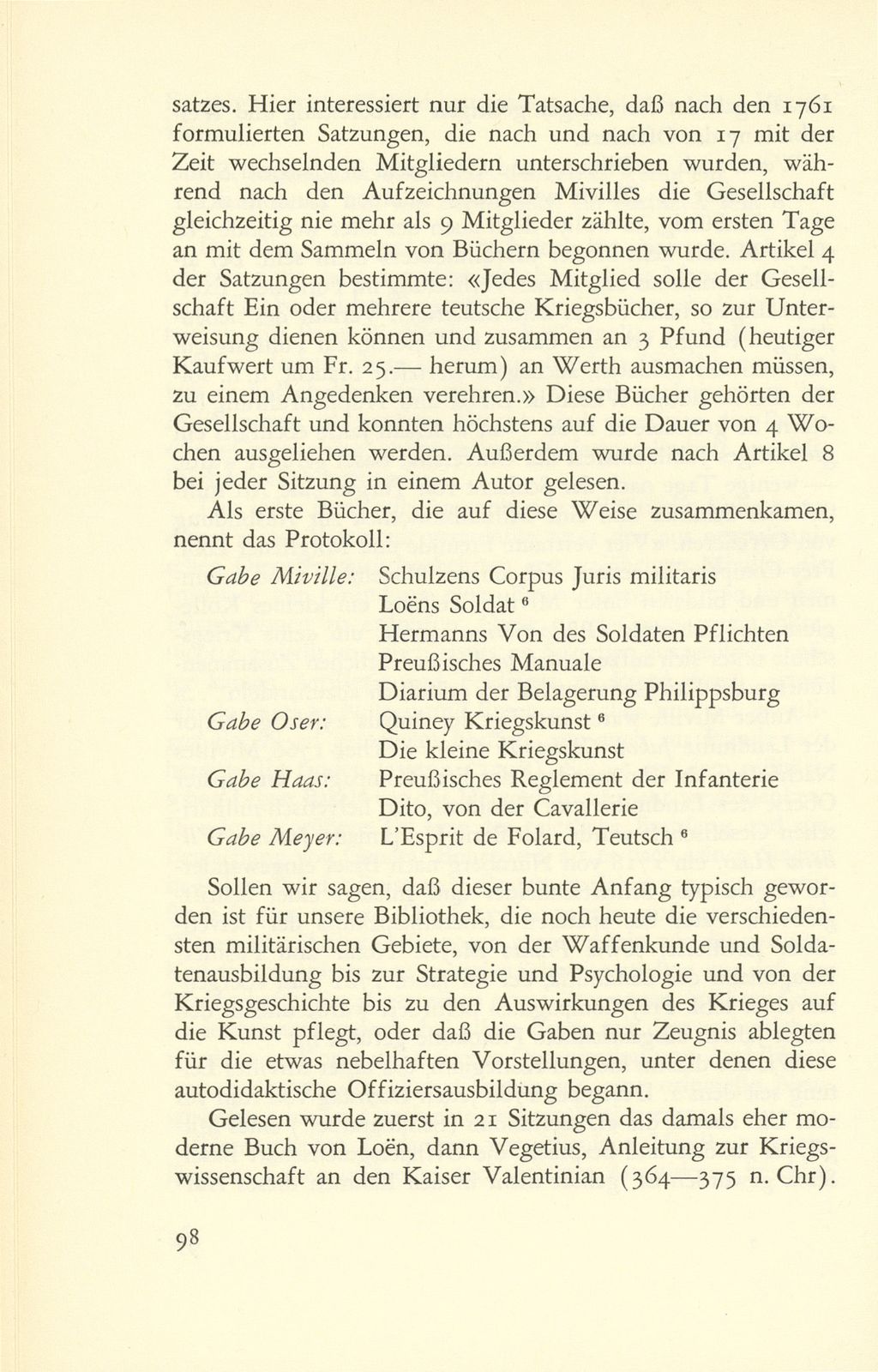 Die Basler Militärbibliothek – Seite 6