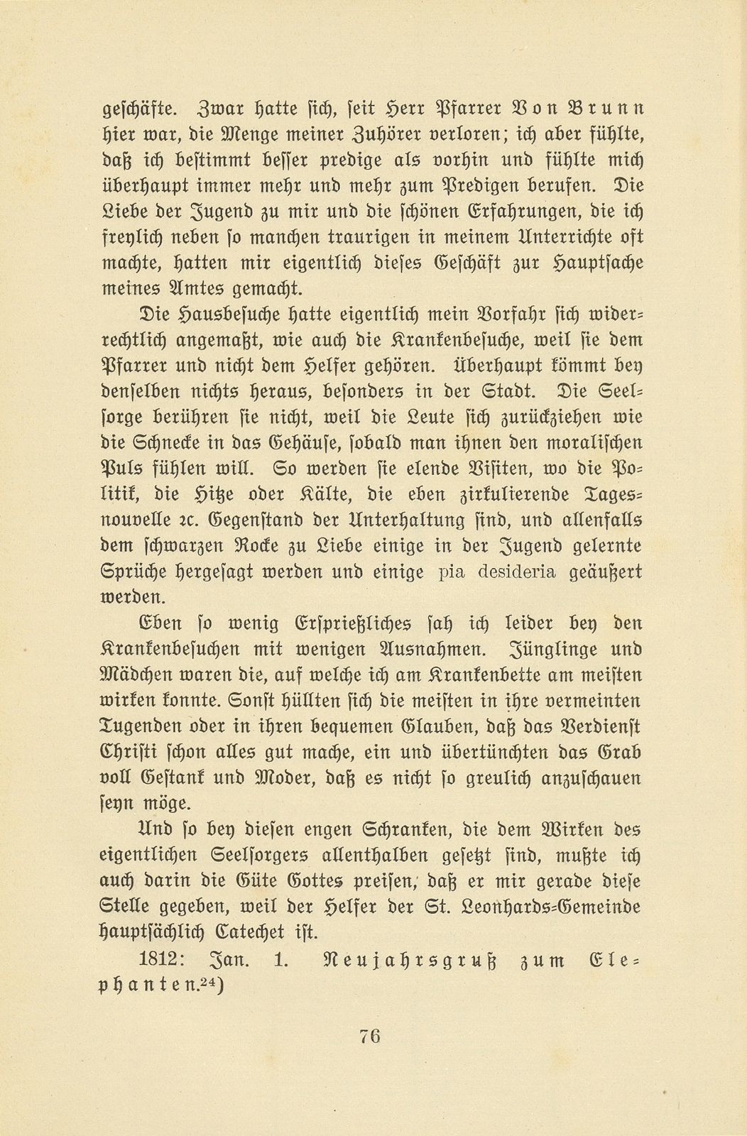 Aus den Aufzeichnungen von Pfarrer Daniel Kraus 1786-1846 – Seite 24