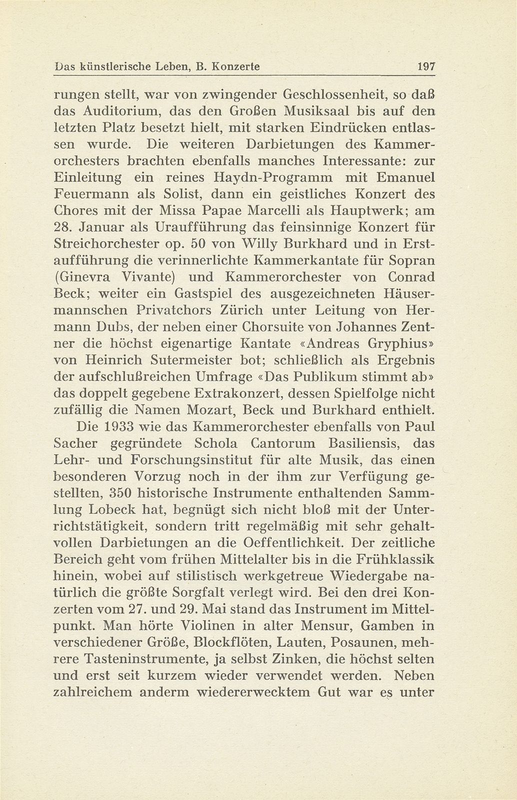 Das künstlerische Leben in Basel vom 1. Oktober 1937 bis 30. September 1938 – Seite 5