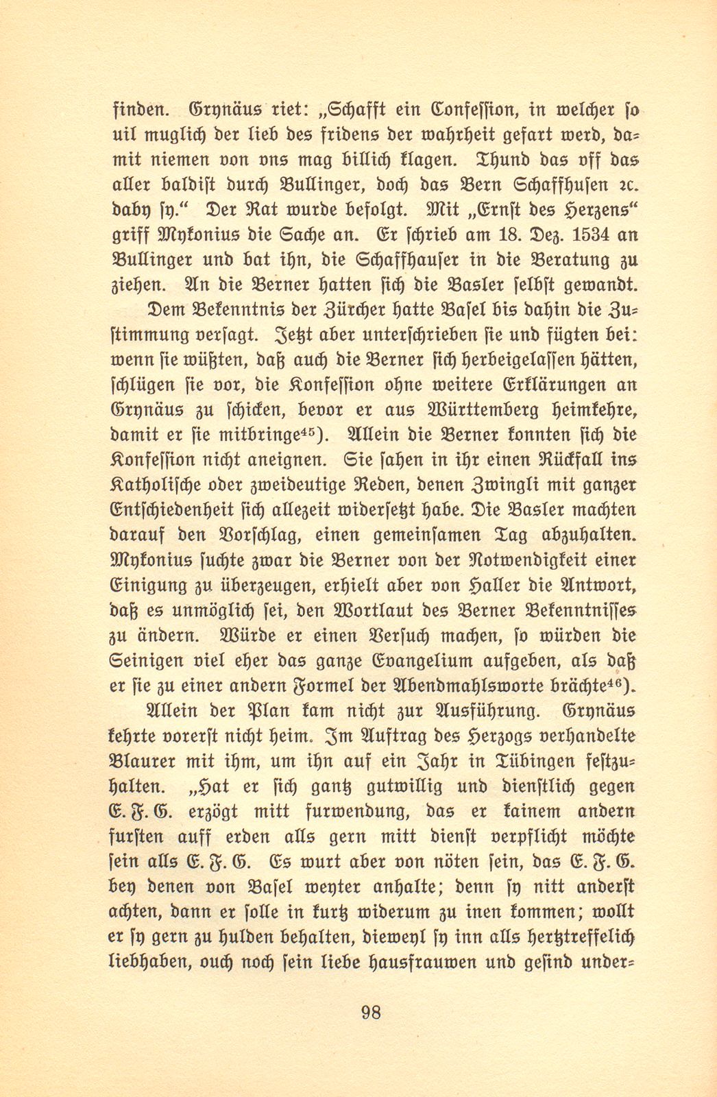 Die Berufung des Simon Grynäus nach Tübingen. 1534/1535 – Seite 11