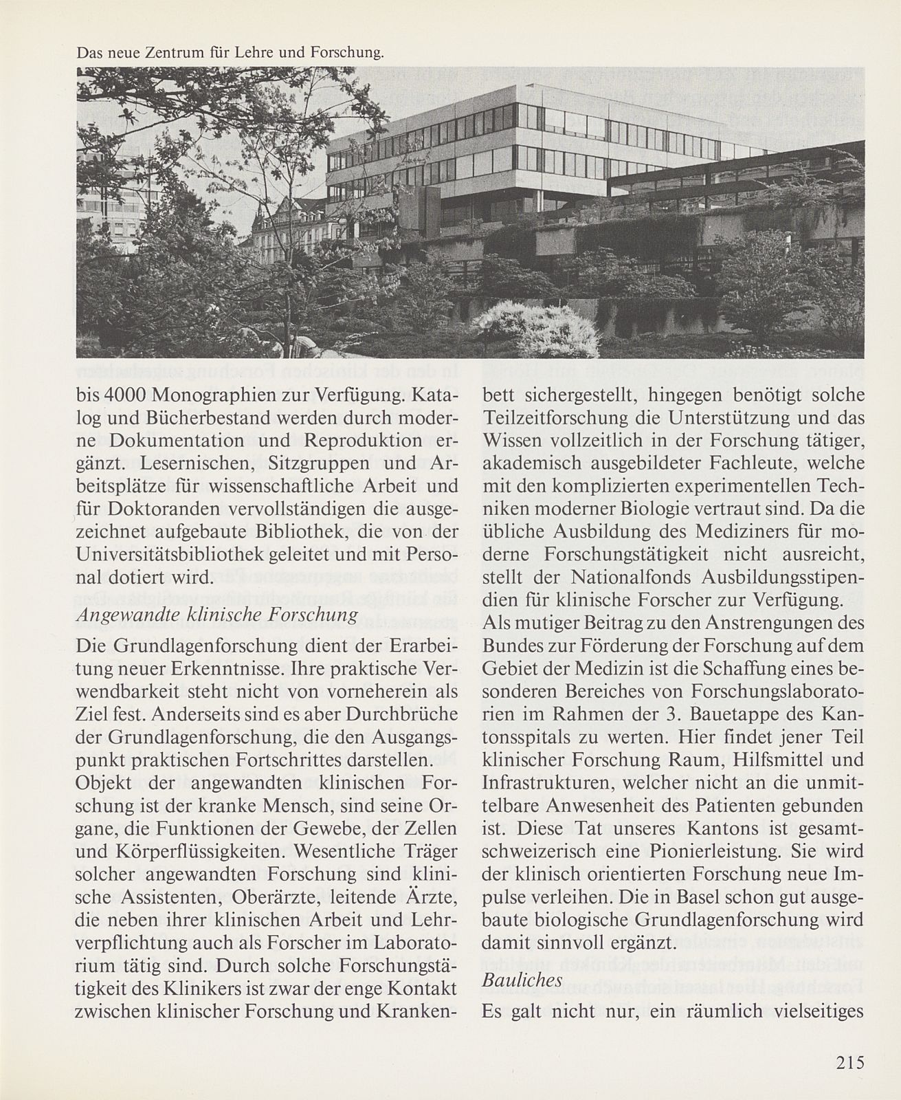 Das Zentrum für Lehre und Forschung (ZLF) der Universitätskliniken im Kantonsspital – Seite 3