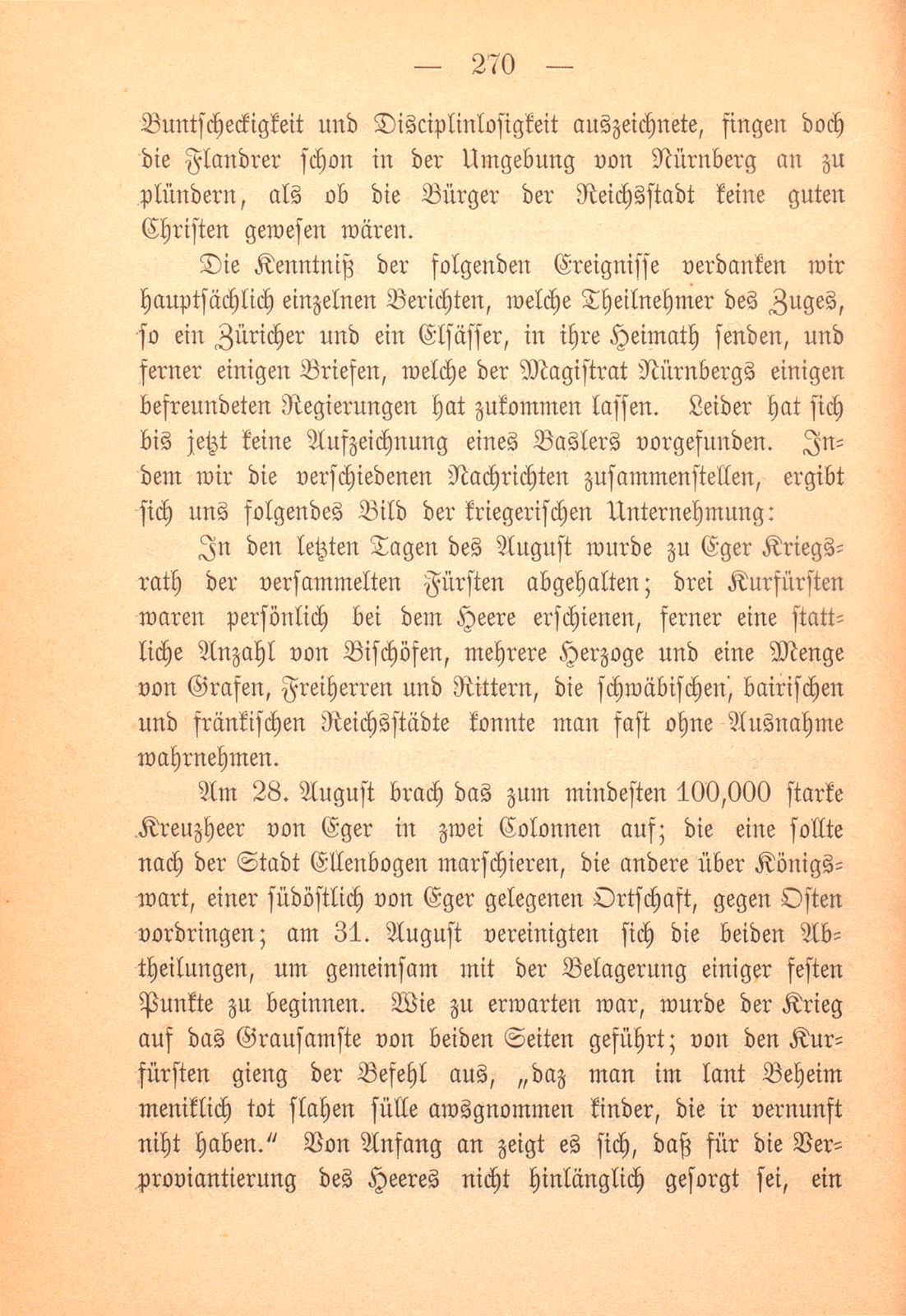 Der Antheil Basels an dem Hussitenkrieg von 1421 – Seite 11